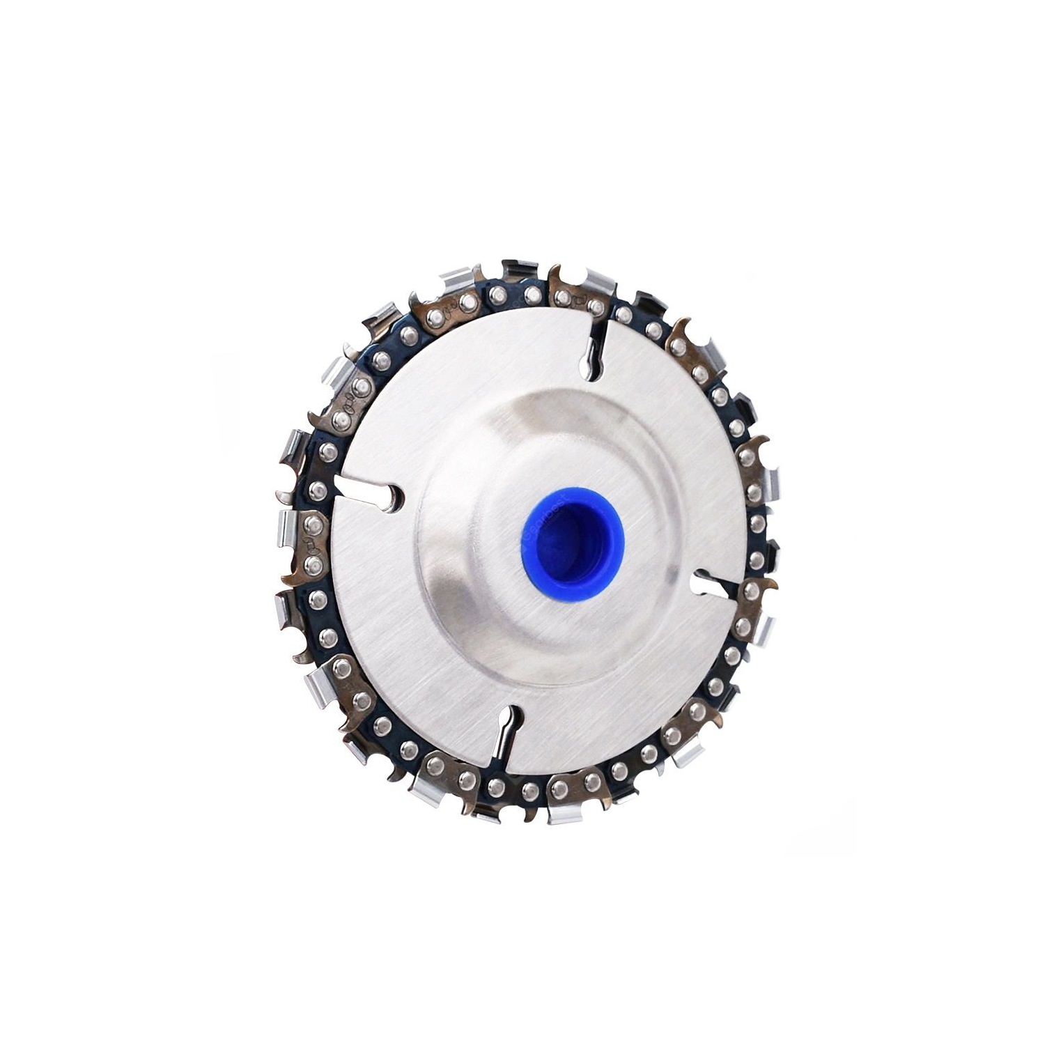 ISTAR 4 Inch Wood Carving Disc Woodworking Chain Plate Angle Grinding Chain Wheel Grinder Disc 22 Tooth Fine Carving Chainsaw Blade Set