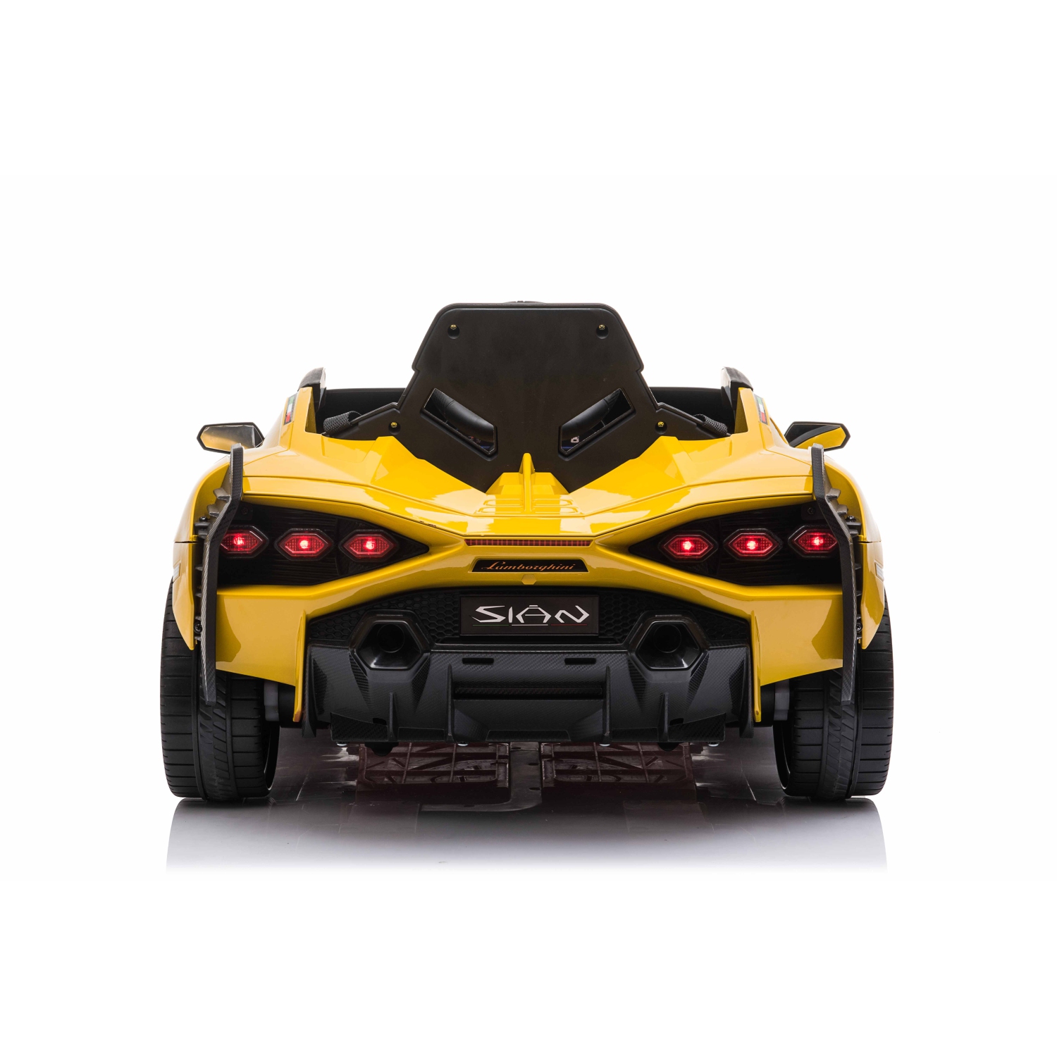 Voltz Toys 12V Ride On Car for Kids, Official Licensed Lamborghini SIAN, Battery Powered Electric Car with Remote Control, LED Lights and MP3 Player