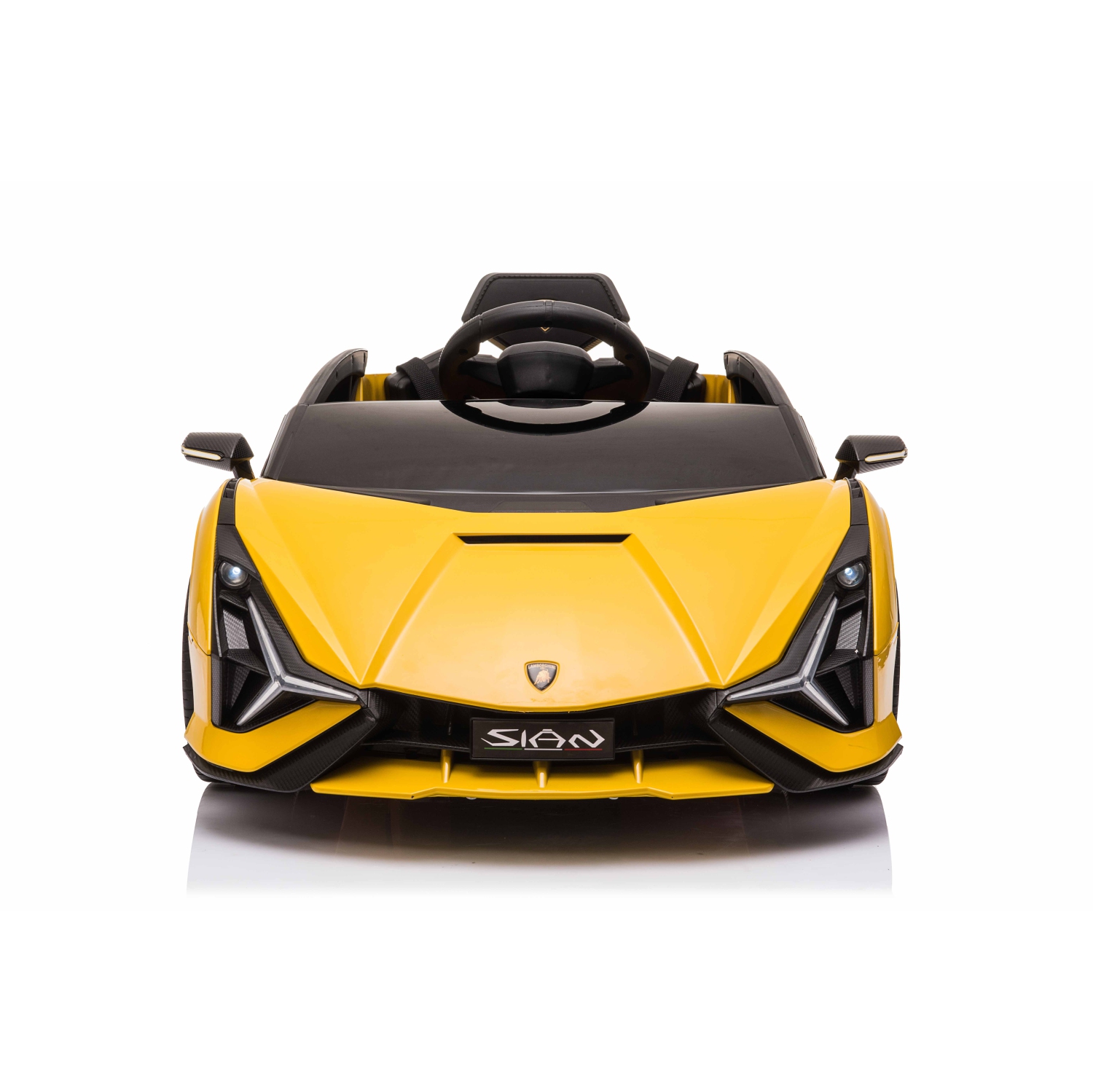 Voltz Toys 12V Ride On Car for Kids, Official Licensed Lamborghini SIAN, Battery Powered Electric Car with Remote Control, LED Lights and MP3 Player
