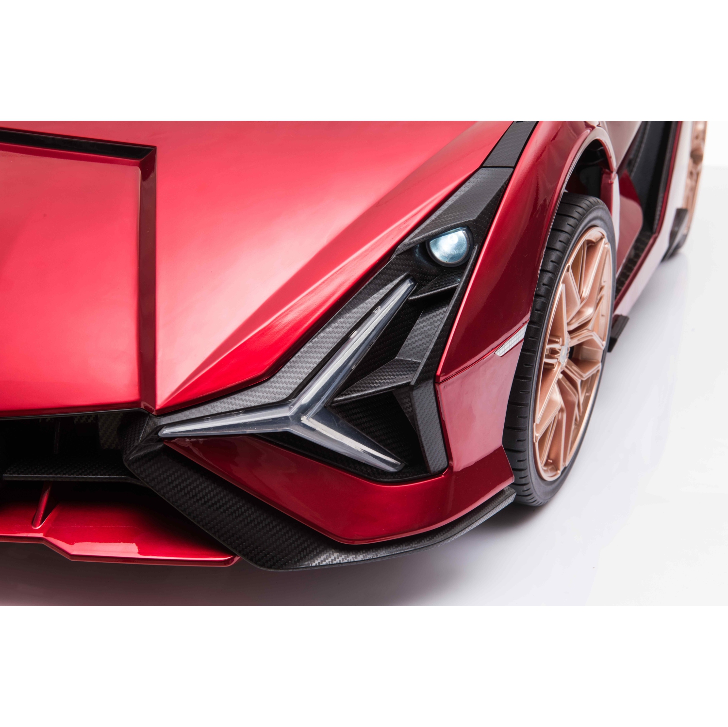 Voltz Toys 12V Ride On Car for Kids, Official Licensed Lamborghini SIAN, Battery Powered Electric Car with Remote Control, LED Lights and MP3 Player