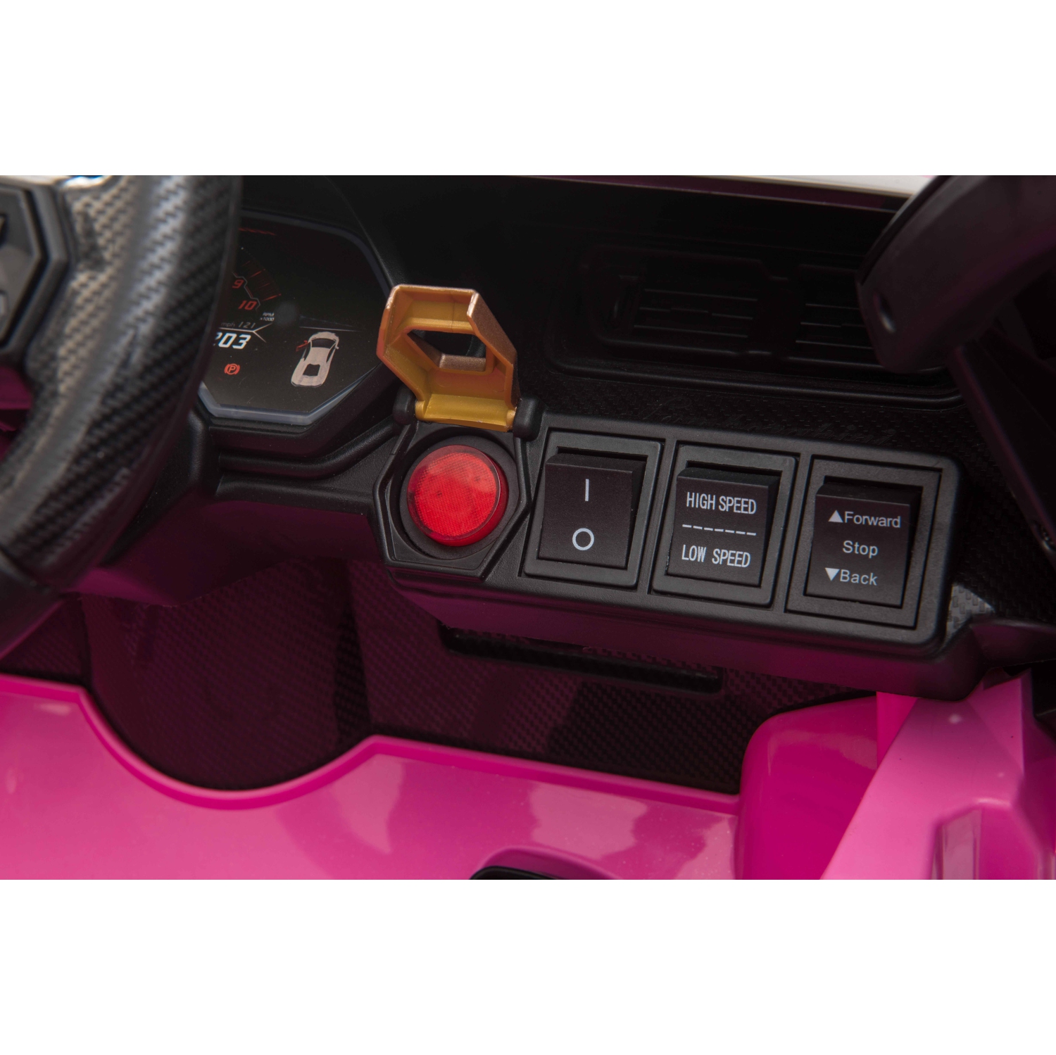 Voltz Toys 12V Ride On Car for Kids, Official Licensed Lamborghini SIAN, Battery Powered Electric Car with Remote Control, LED Lights and MP3 Player