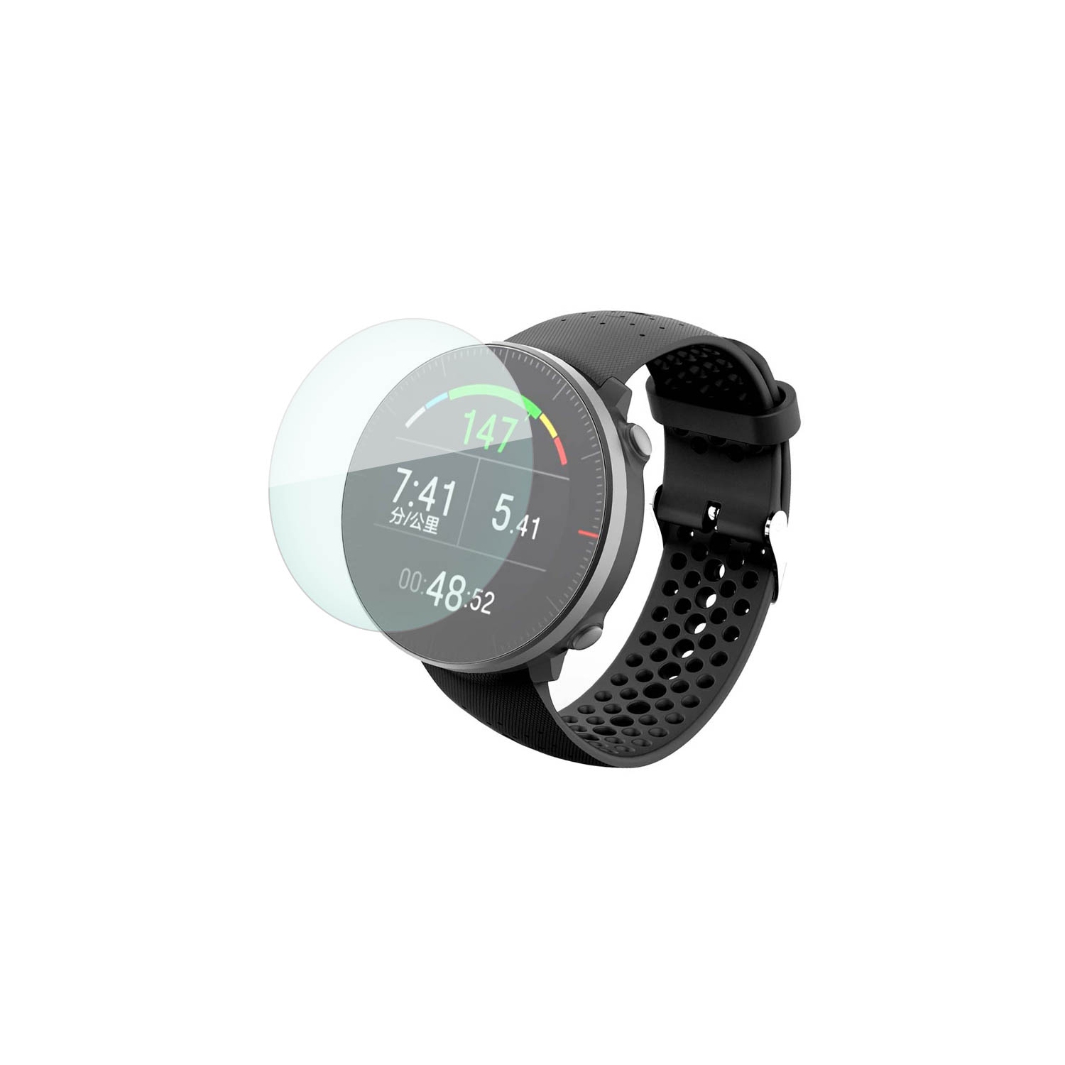 StrapsCo protecteur d'écran de film trempé pour Polar Vantage M & Vantage V - 3 Pack