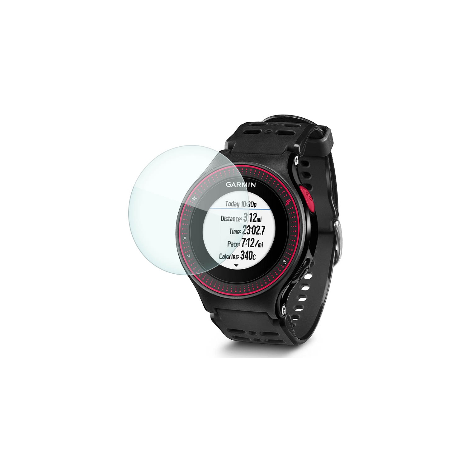 StrapsCo Tempered Film Smartwatch Screen Protector for Garmin Forerunner 225 - 1 Pack