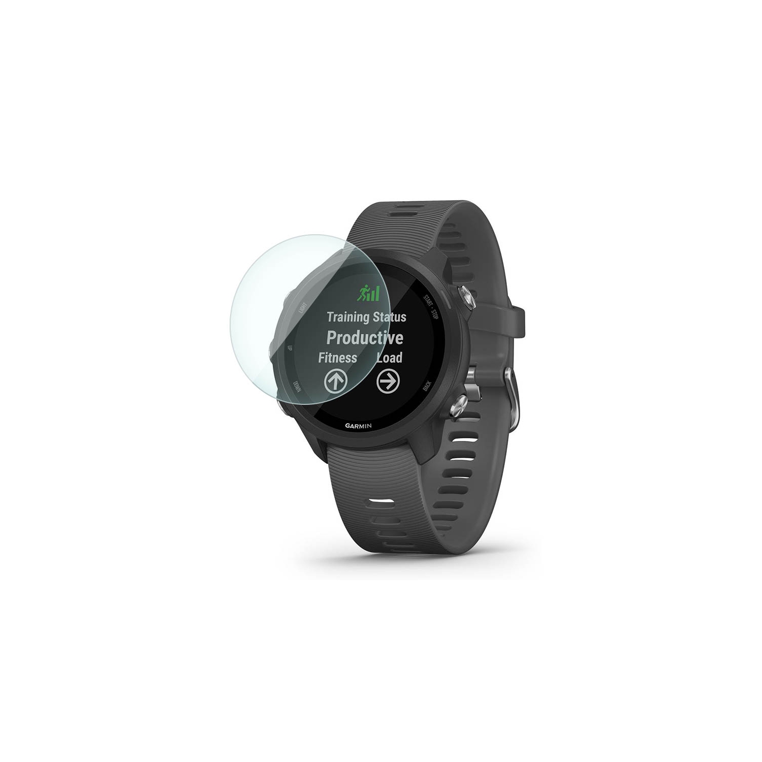 StrapsCo Tempered Film Smartwatch Screen Protector for Garmin Forerunner 245 - 1 Pack