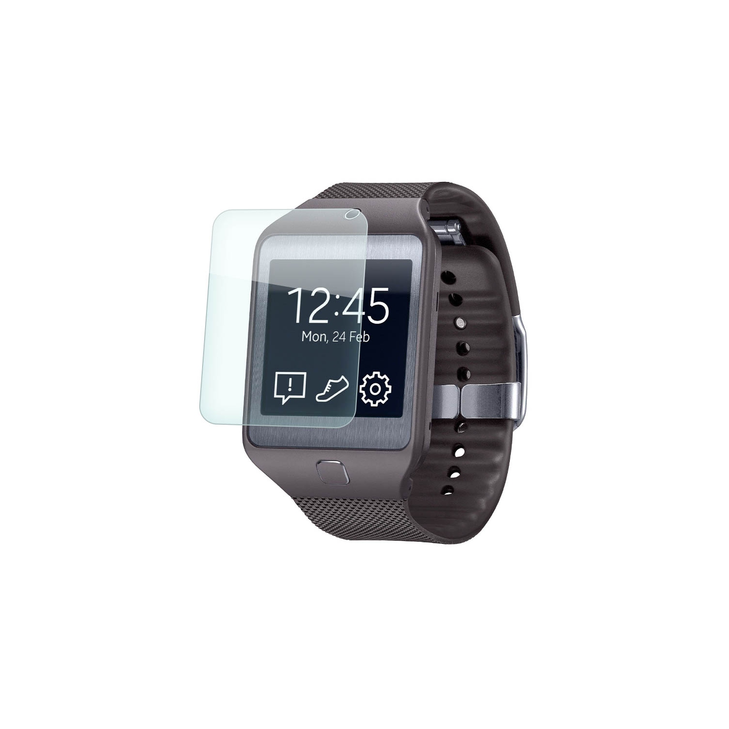 StrapsCo PET Full Screen White Film Screen Protector for Samsung Gear 2 Neo - 3 Pack