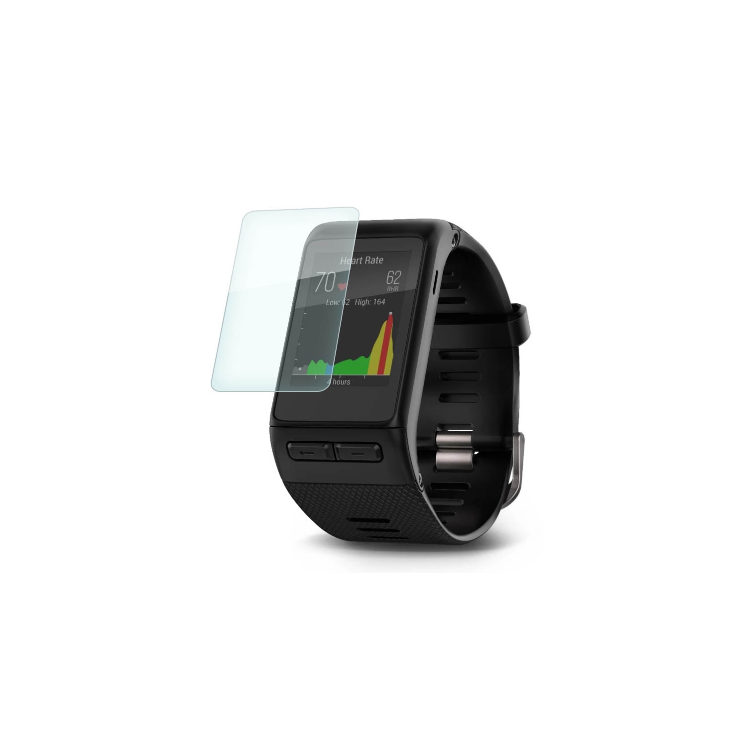 StrapsCo protecteur d'écran smartwatch PET pour Garmin Vivoactive HR - 1 Pack