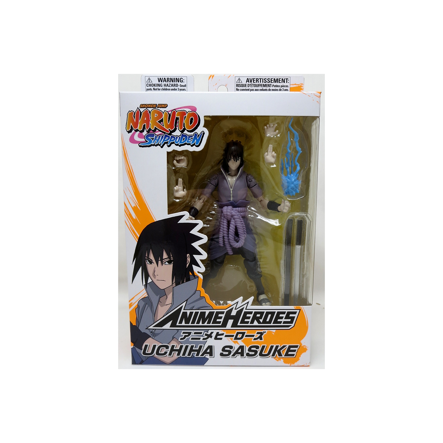 Naruto Shippuden 6 Inch Action Figure Anime Heroes - Sasuke