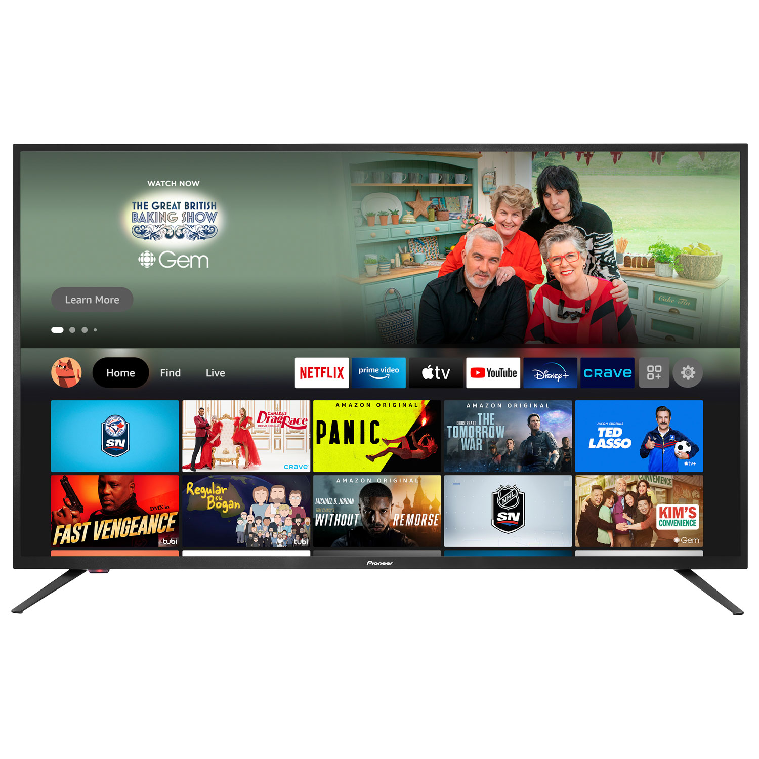 Pioneer 50" 4K UHD HDR LED Smart TV (PN50951-22C) - Fire TV Edition - 2021 - Only at Best Buy