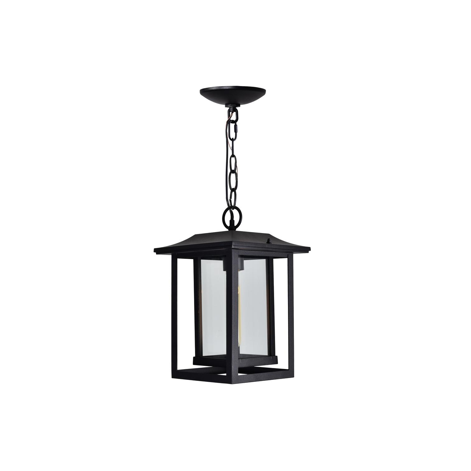 Winfield 1 Light Black Outdoor Hanging Light