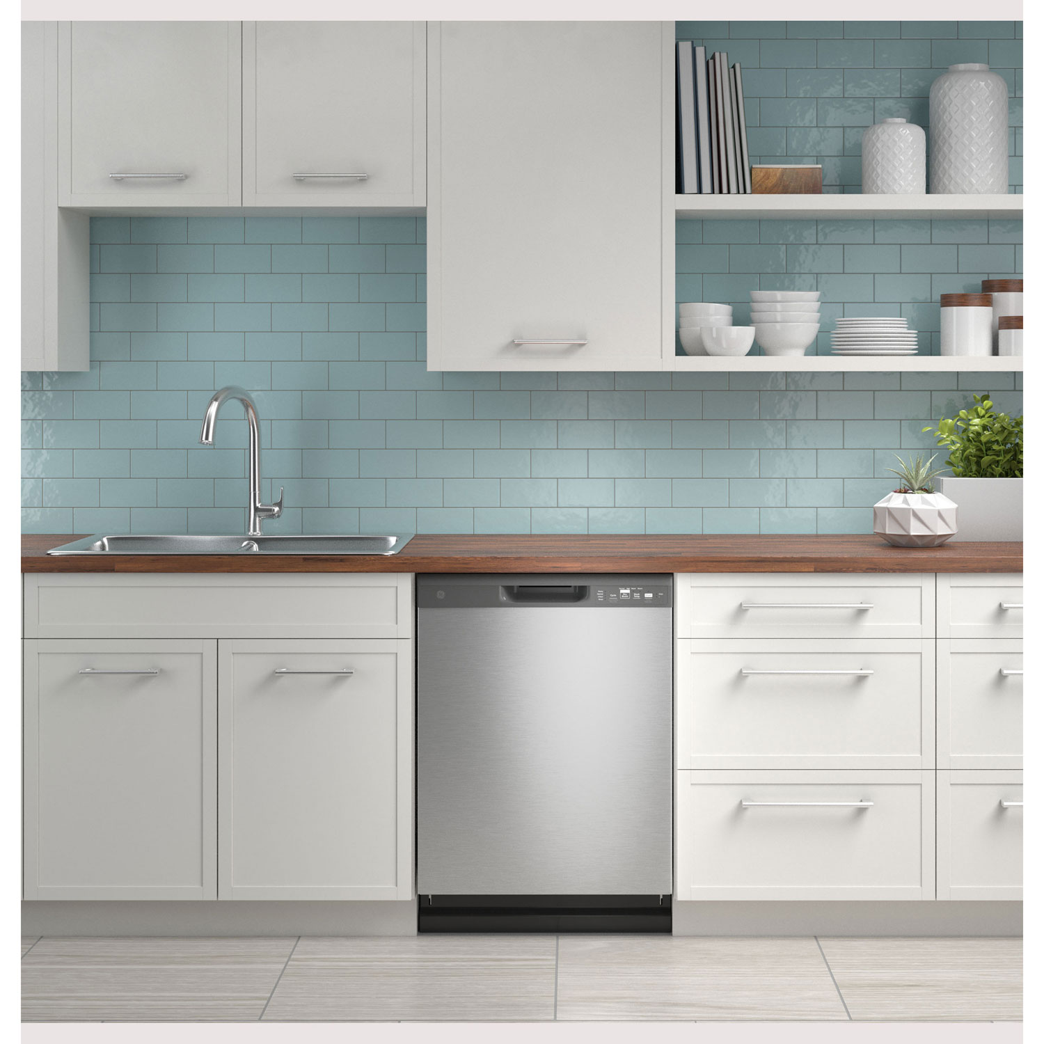 GE 24" 59dB Built-In Dishwasher - Stainless Steel