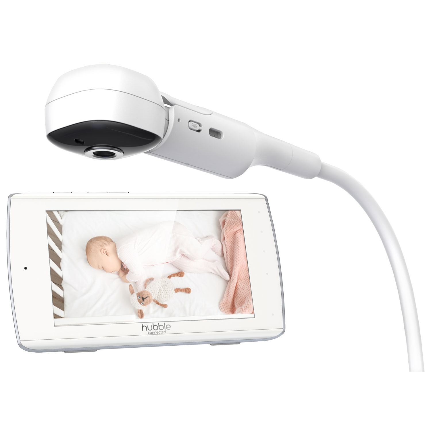 Hubble Nursery Pal Crib Edition 5" Video Baby Monitor w/ Night Vision & 2-Way Communication