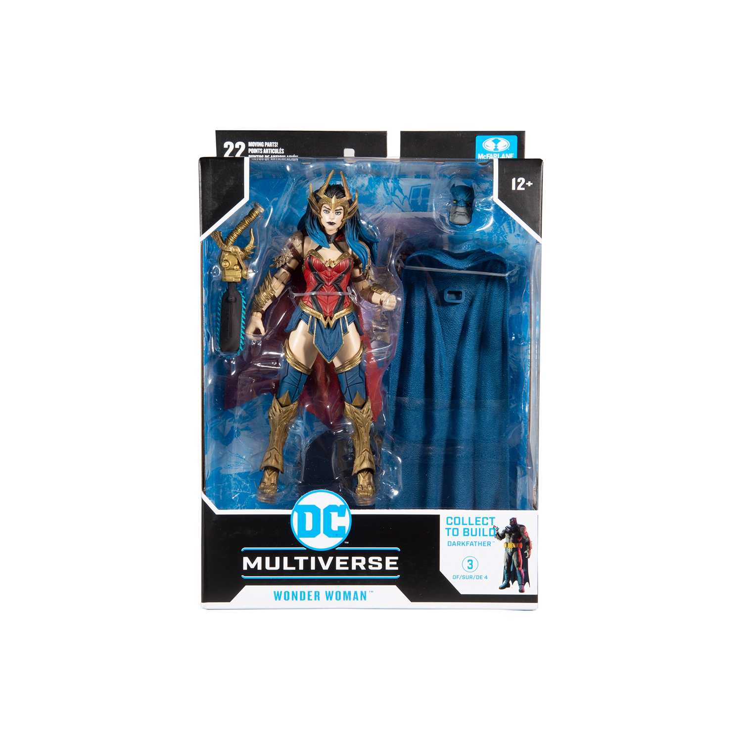 DC Multiverse Comic Series 7 po figurine d’action BAF Darkfather - Death Metal Wonder Woman