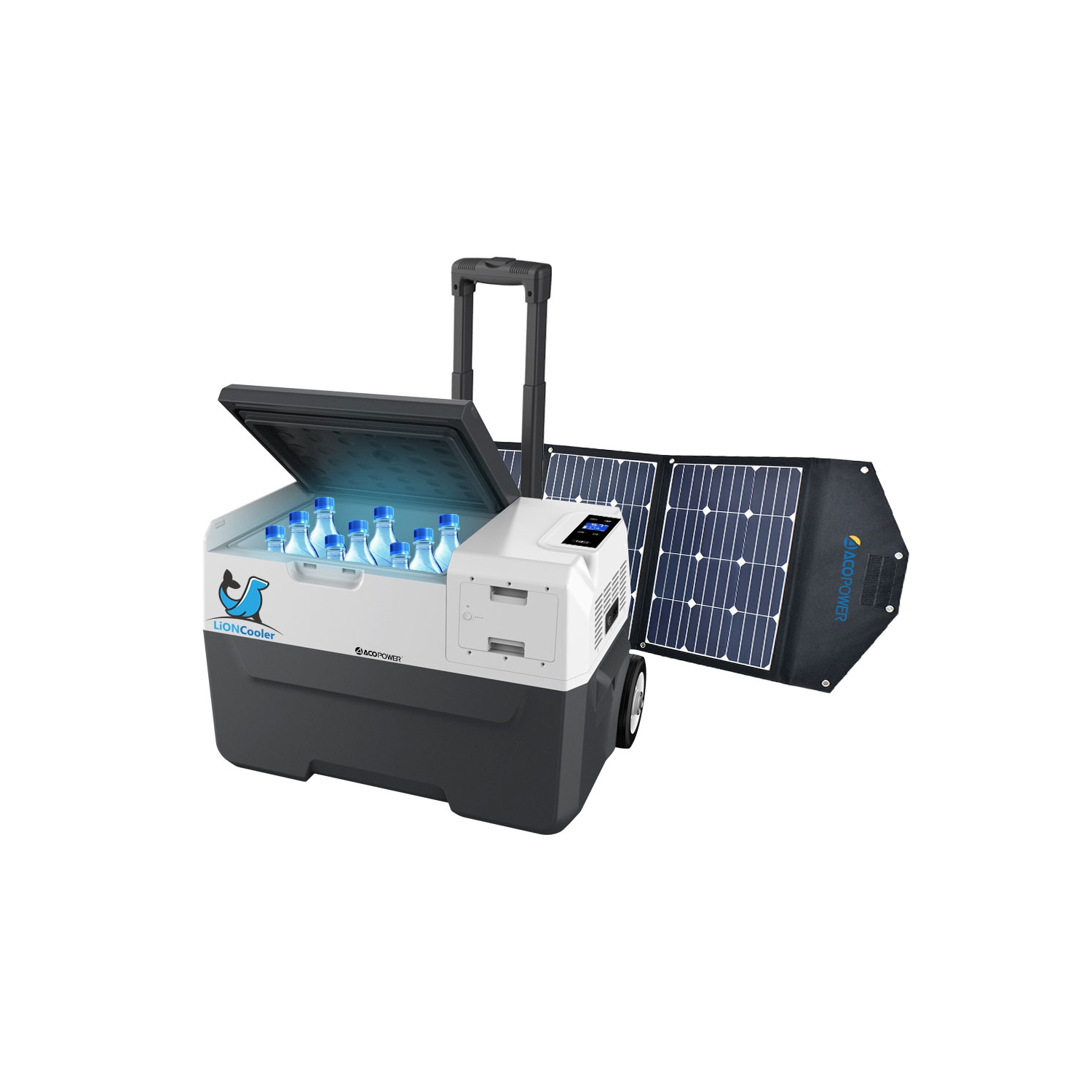 LiONCooler Combo, X30A Portable Solar Fridge/Freezer and 90W Solar Panel