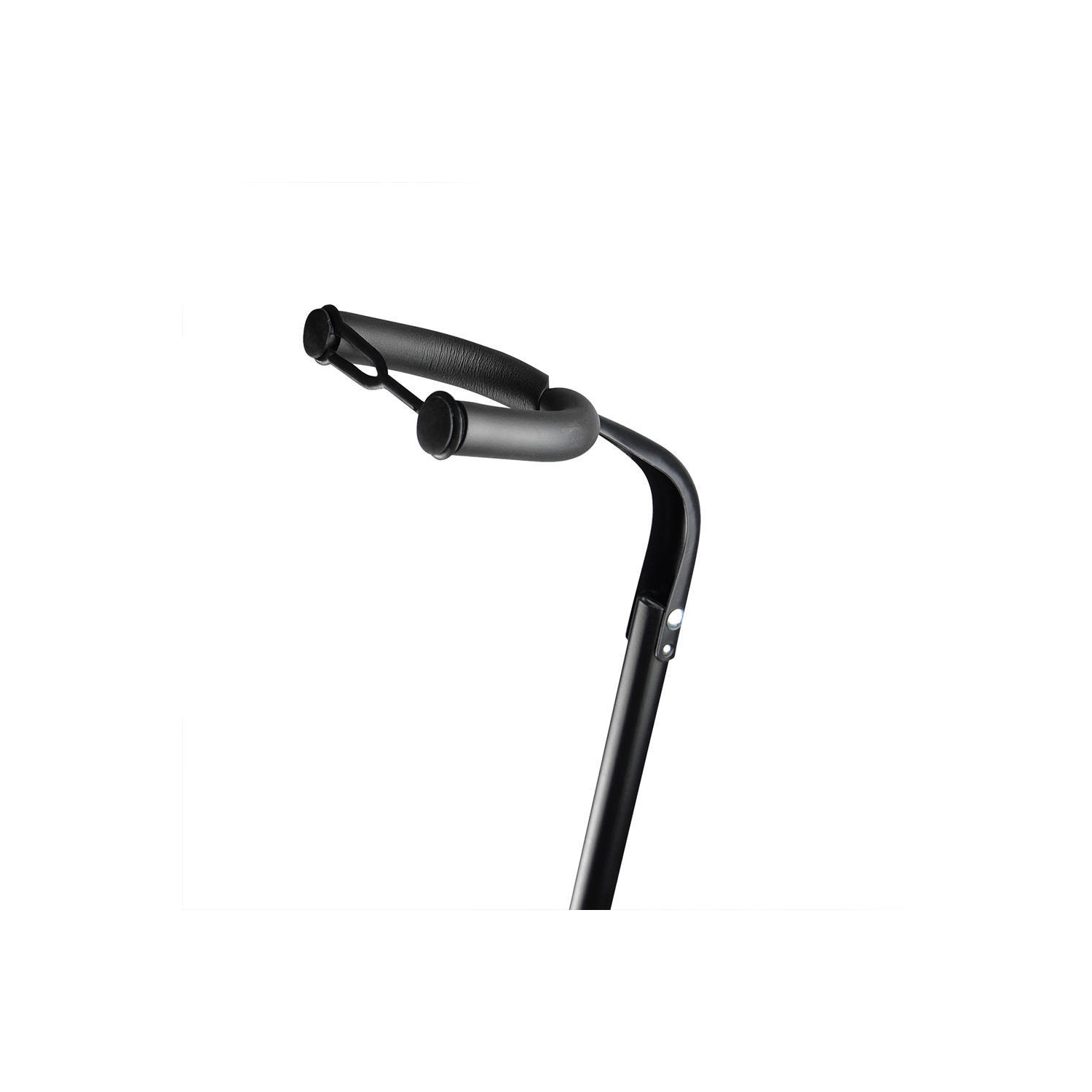 Foldable Tripod Guitar Stand with Security Strap - Holder Rack for Acoustic/Electric/Classical Guitar,Bass, Black