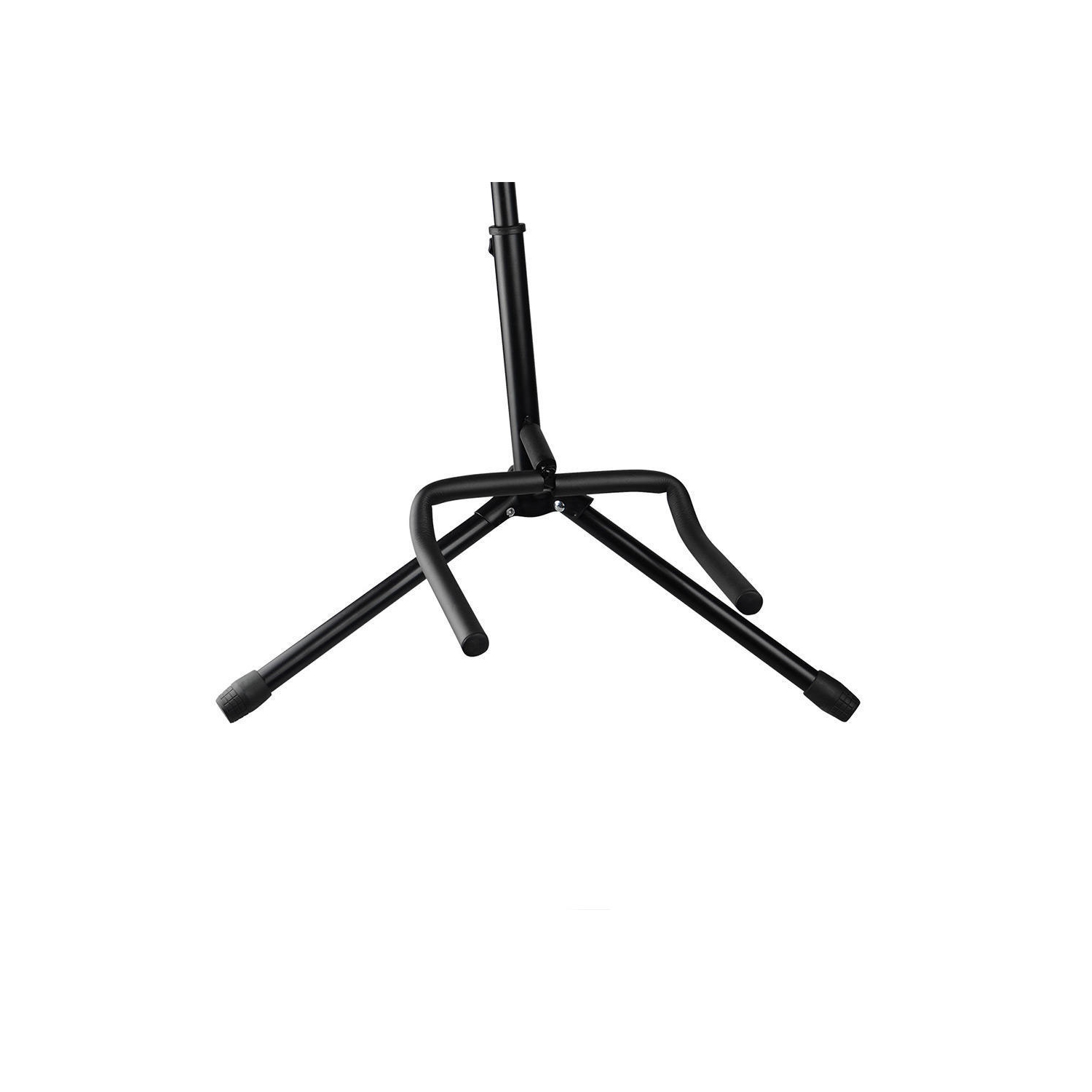 Foldable Tripod Guitar Stand with Security Strap - Holder Rack for Acoustic/Electric/Classical Guitar,Bass, Black