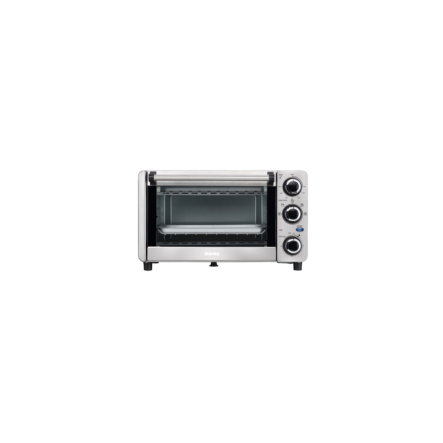 Danby Stainless Steel 0.4 cu ft 4 Slice Countertop Toaster Oven