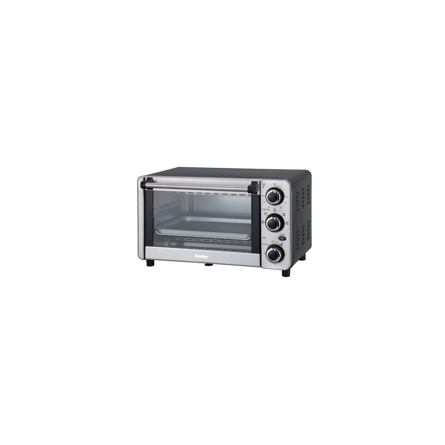 Danby Stainless Steel 0.4 cu ft 4 Slice Countertop Toaster Oven