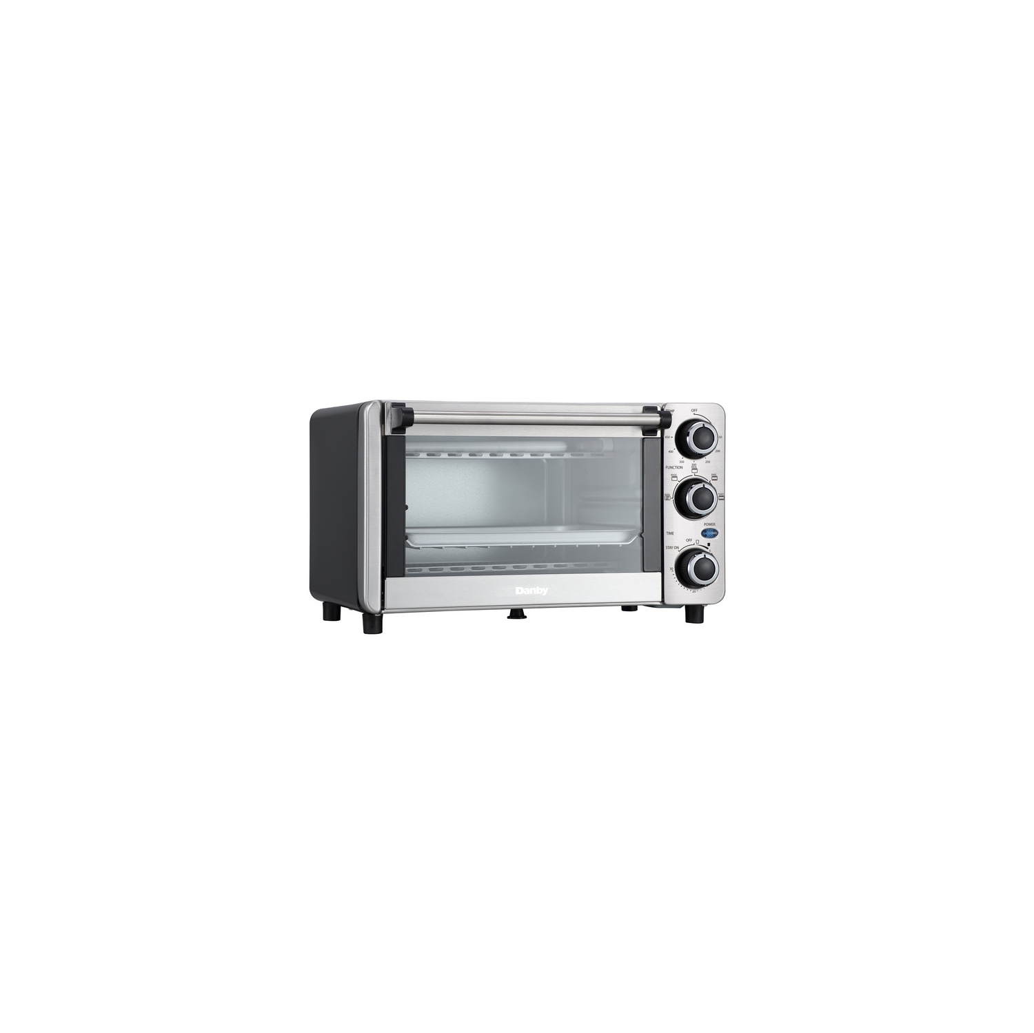 Danby Stainless Steel 0.4 cu ft 4 Slice Countertop Toaster Oven