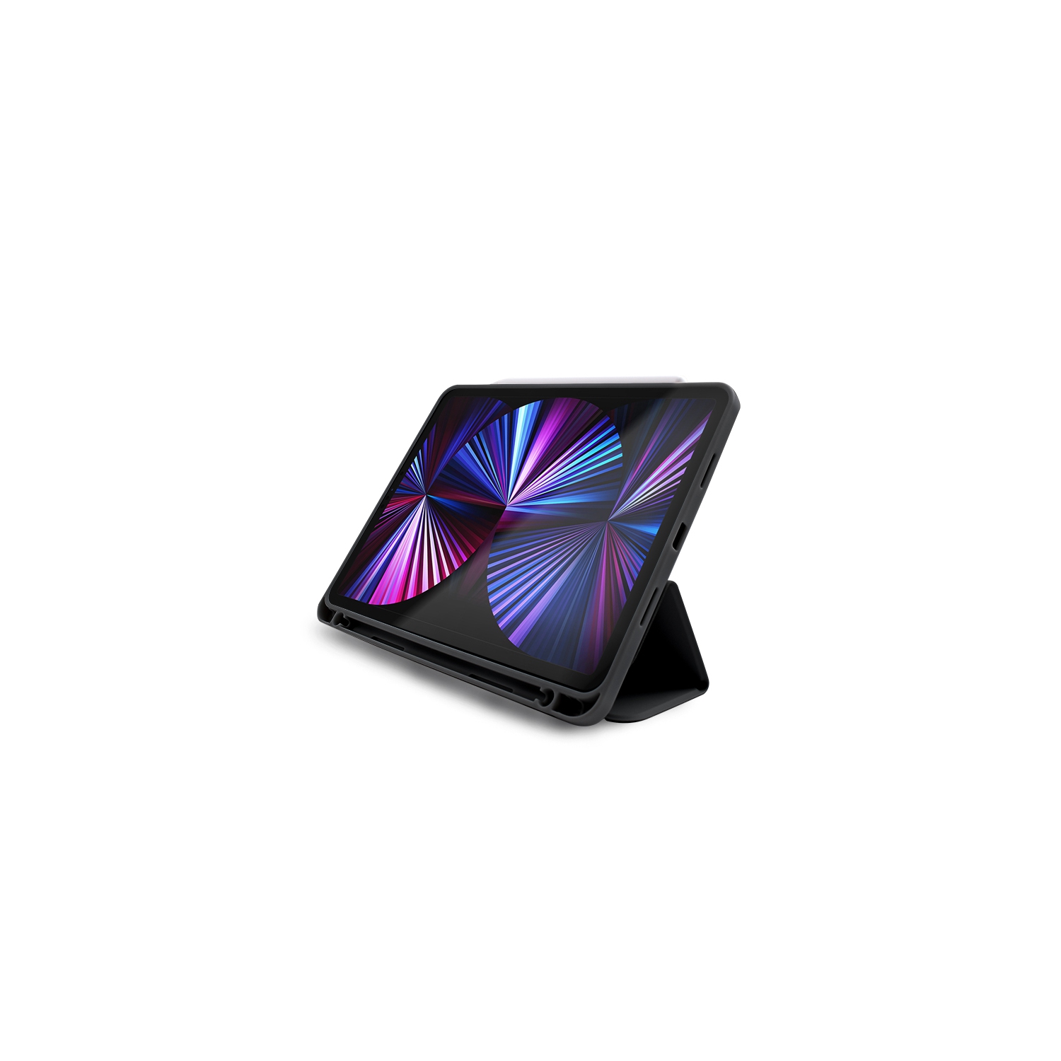 JCPal DuraPro Protective Case with Pencil Holder for iPad Pro 11", Black