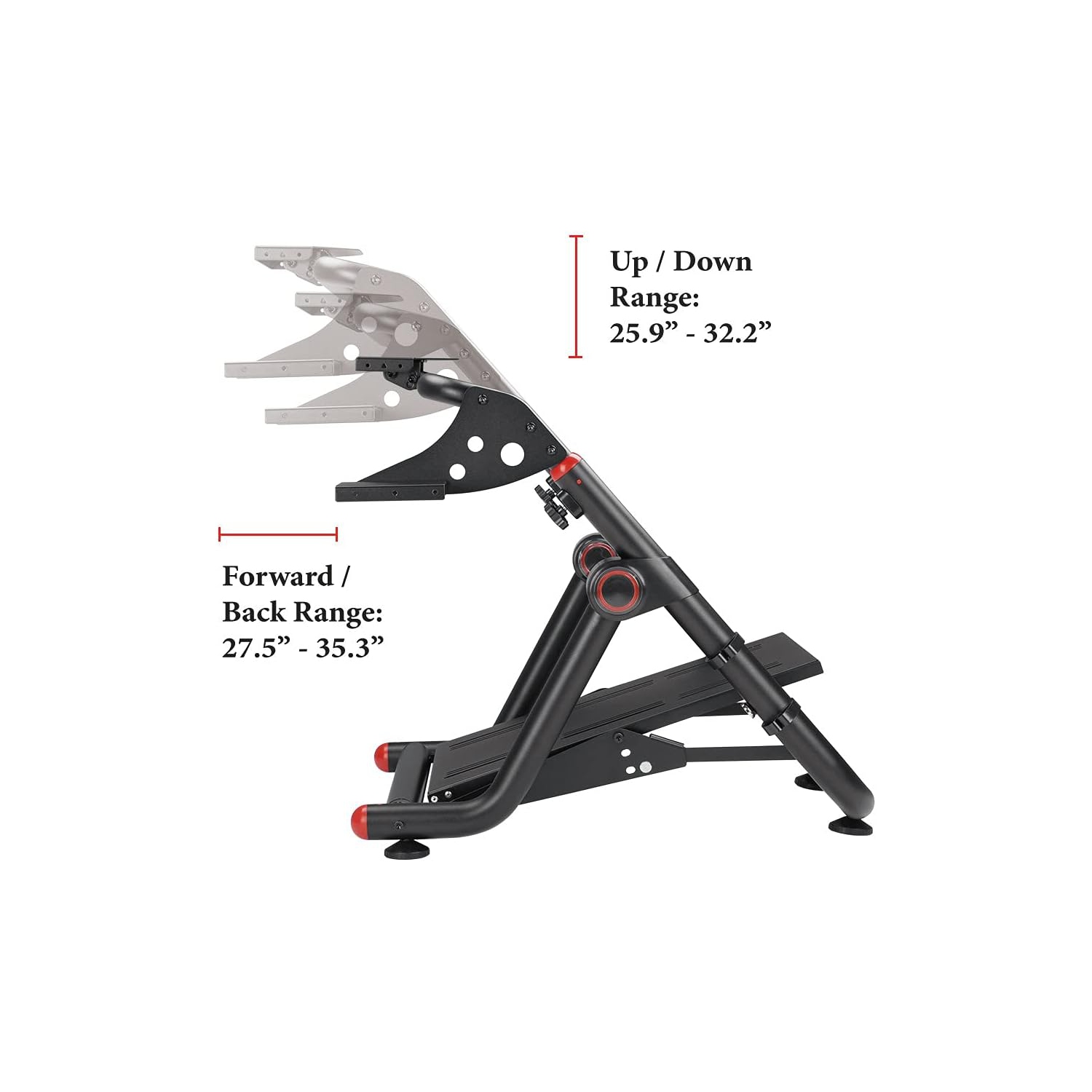 Support de volant de course pliable à hauteur réglable RC-GTSWS6 de Boost Industries