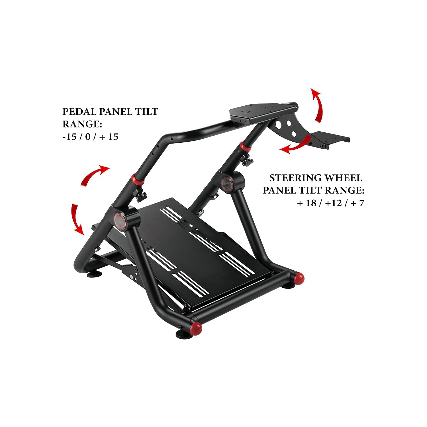 Support de volant de course pliable à hauteur réglable RC-GTSWS6 de Boost Industries