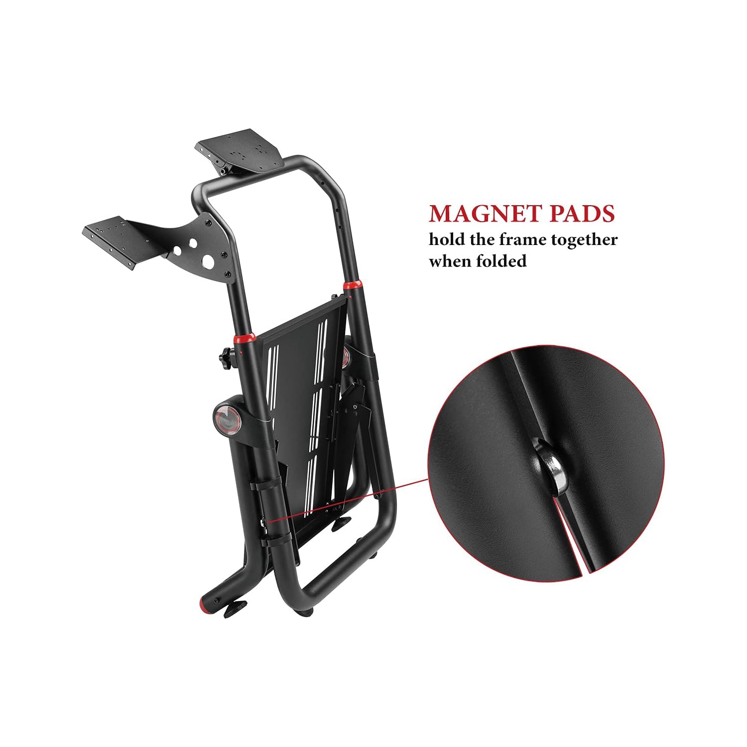 Support de volant de course pliable à hauteur réglable RC-GTSWS6 de Boost Industries