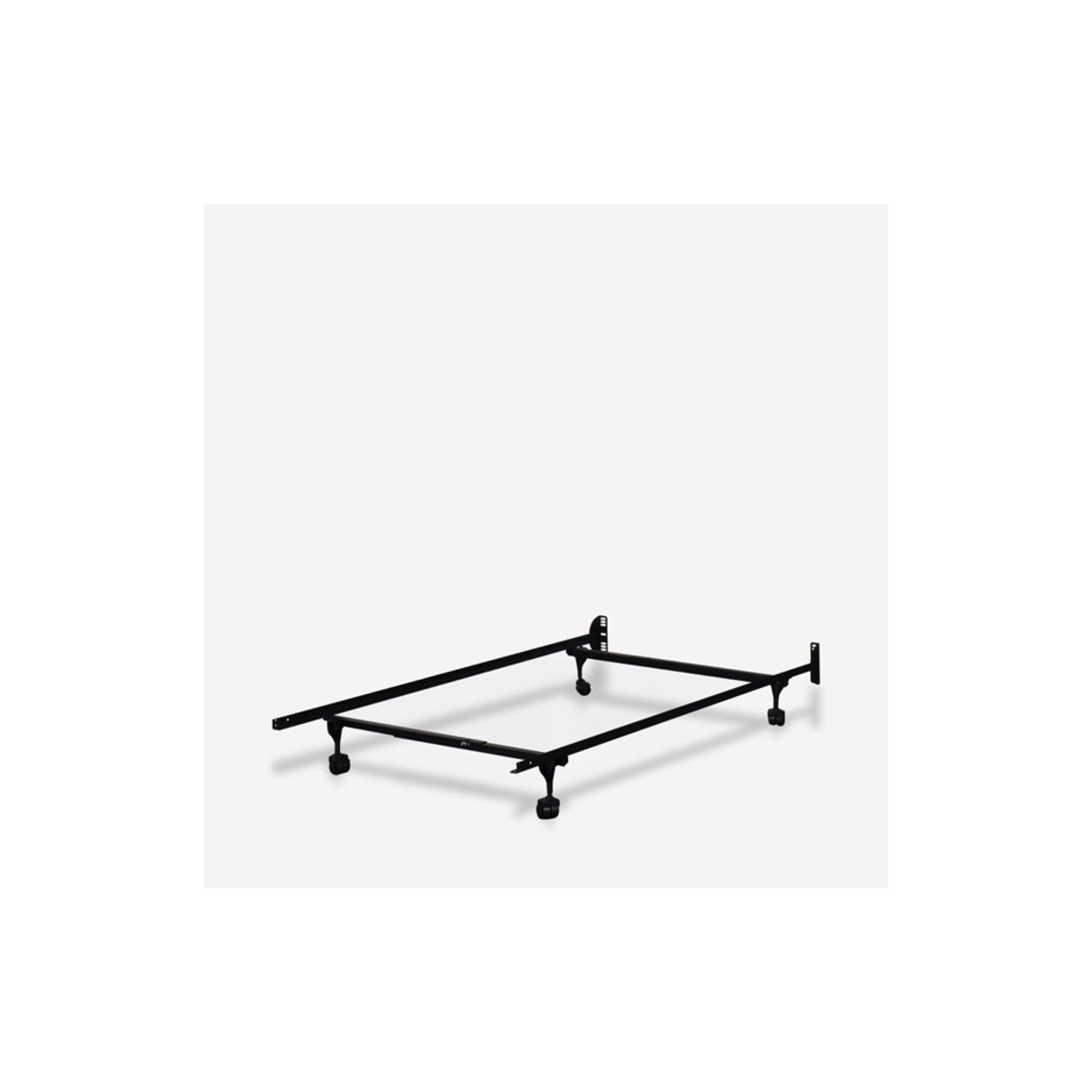 Cadre de lit en métal Sleep Country avec roulettes verrouillables – lit simple/jumeau TG/3/4