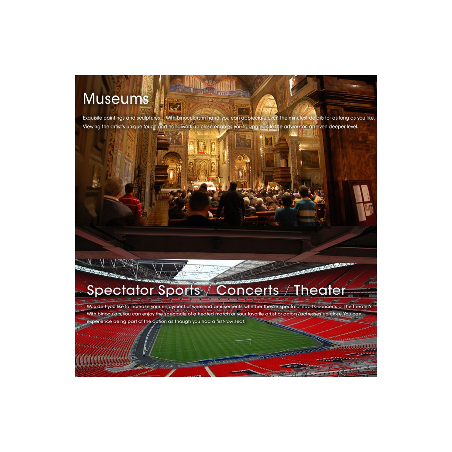 Classier 16x52 Zoom HD Smartphone Monocular Telescope Lens Hiking Scope black