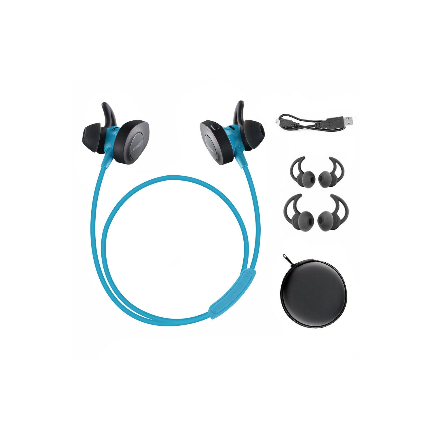 Refurbished (Good) - Bose SoundSport Wireless Earbuds In Ear Sports Bluetooth Headphones NFC -Aqua