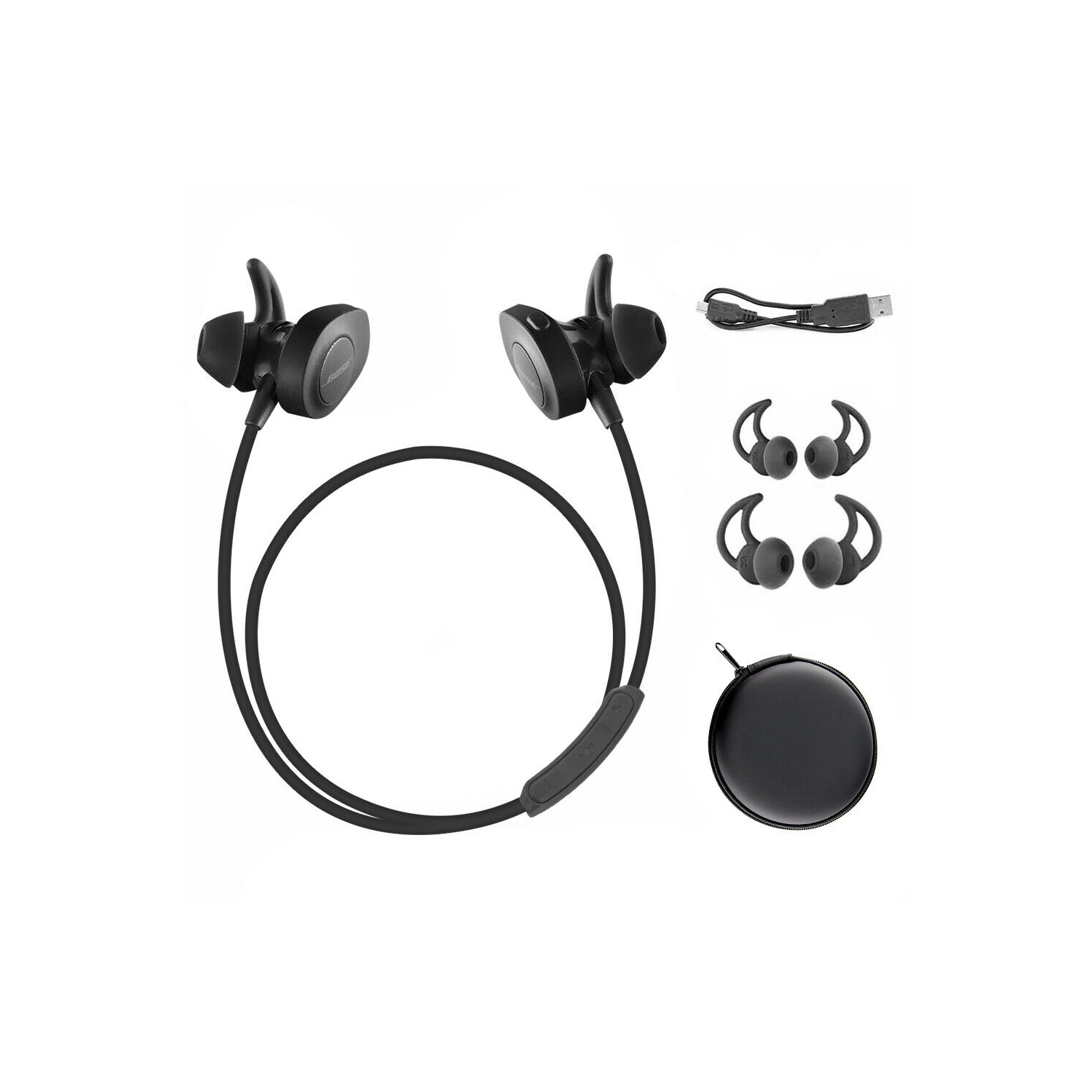 Refurbished (Good) - Bose SoundSport Wireless Headphones In Ear Bluetooth Headphones NFC Bose (Black)