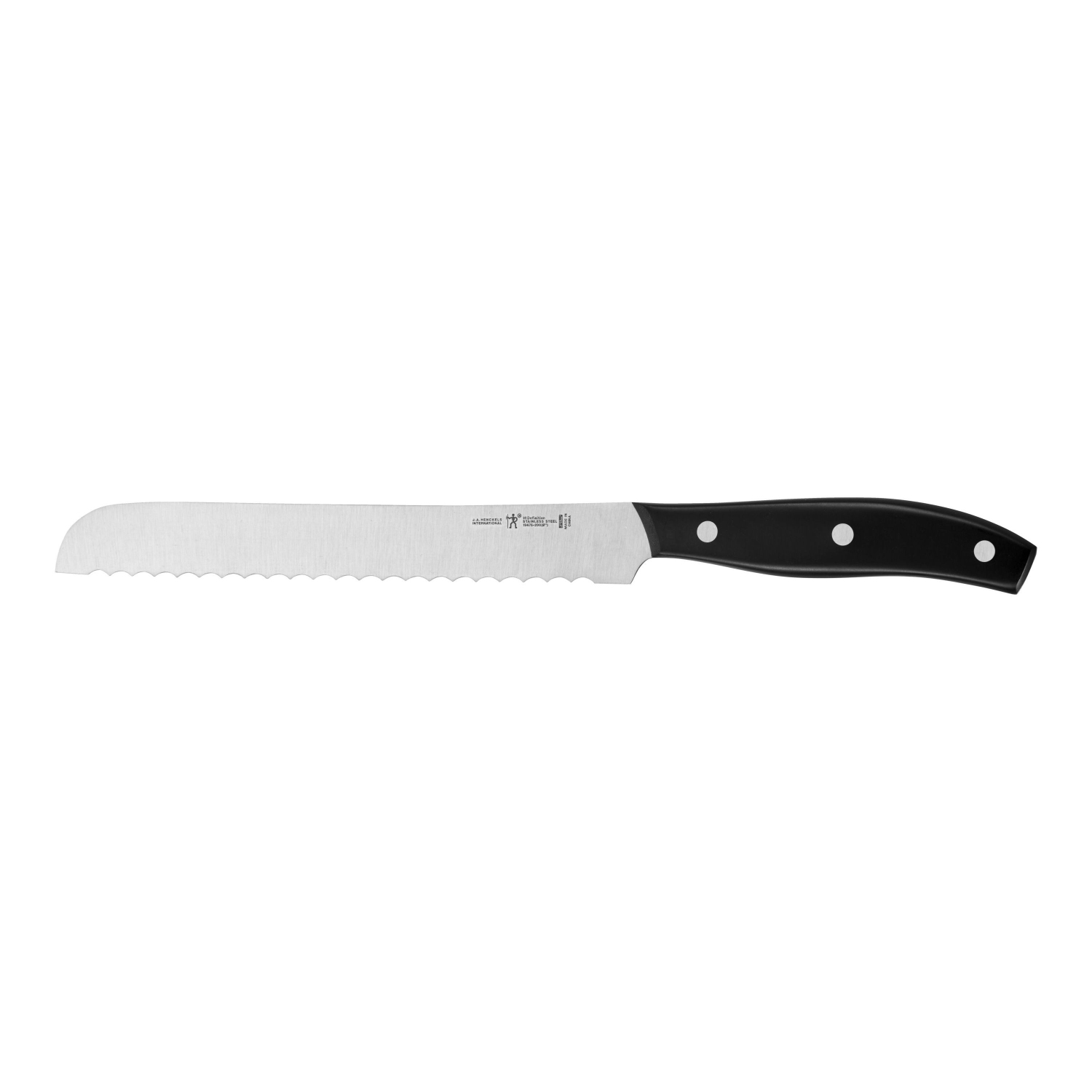 Henckels International Henckels 'Definition' 8" Bread Knife Stainless Steel & Black 8 In