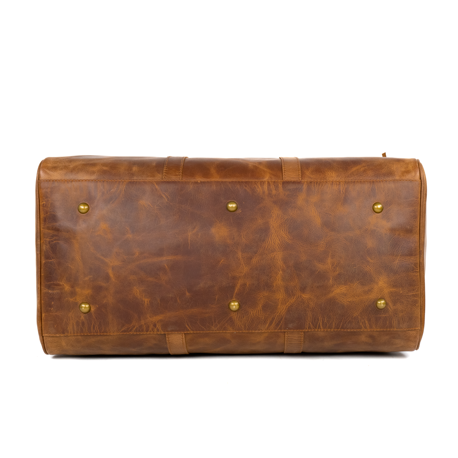 CAMOUFLE – Sac de sport en cuir Weekender Gym, 21 po, brun alezan