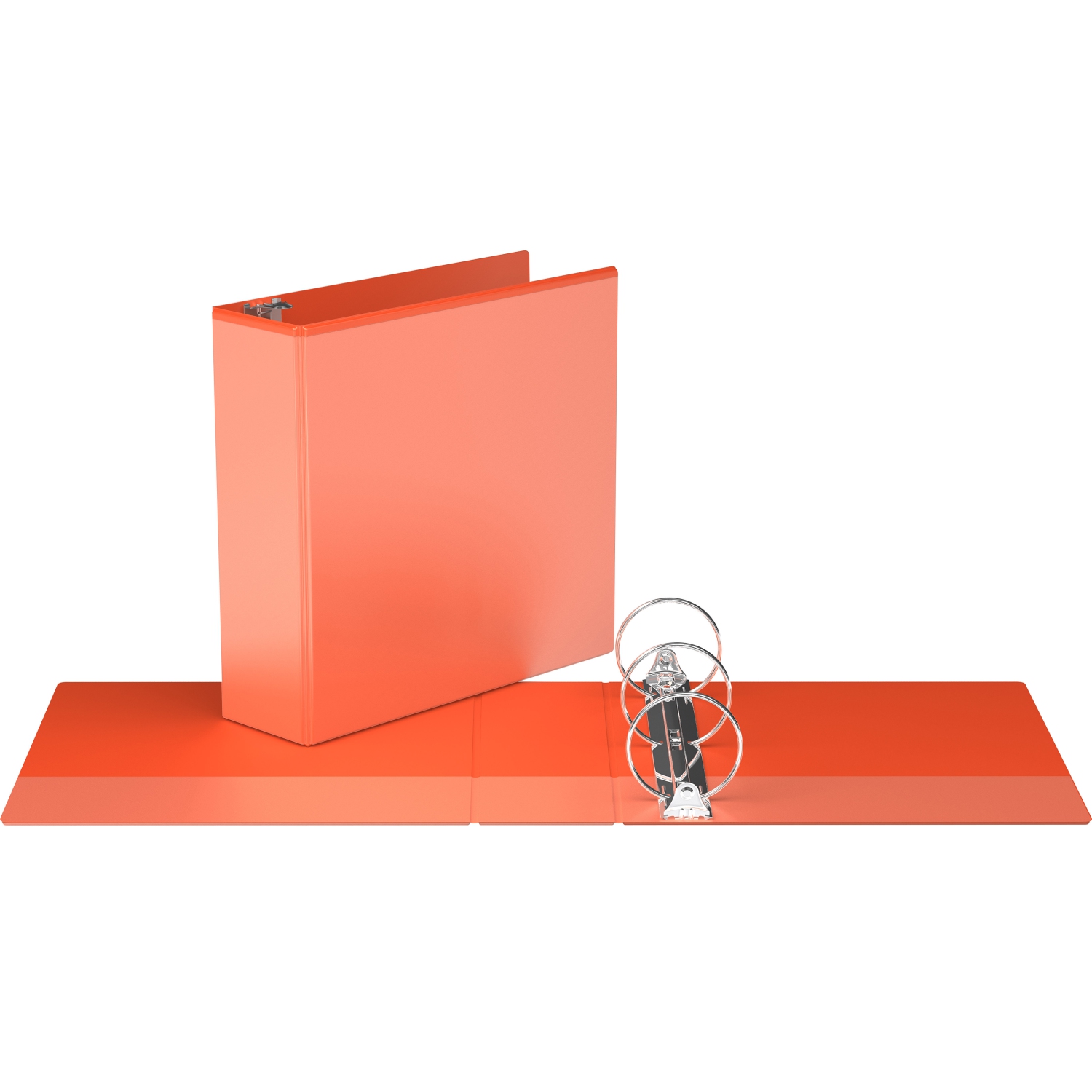 Davis Group Easyview® Premium Round Ring Customizable View Binder, 6 Pack, 3" - Orange