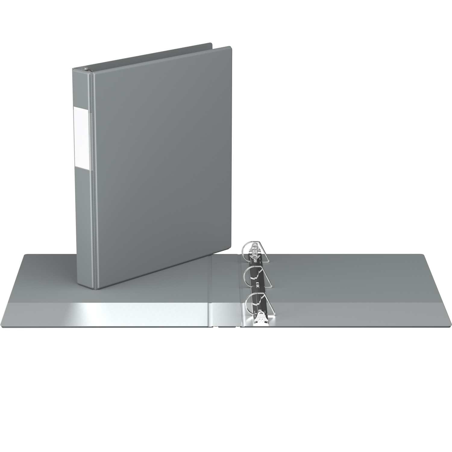 Davis Group Premium Economy D Ring Binder, 6 Pack, 1" - Grey