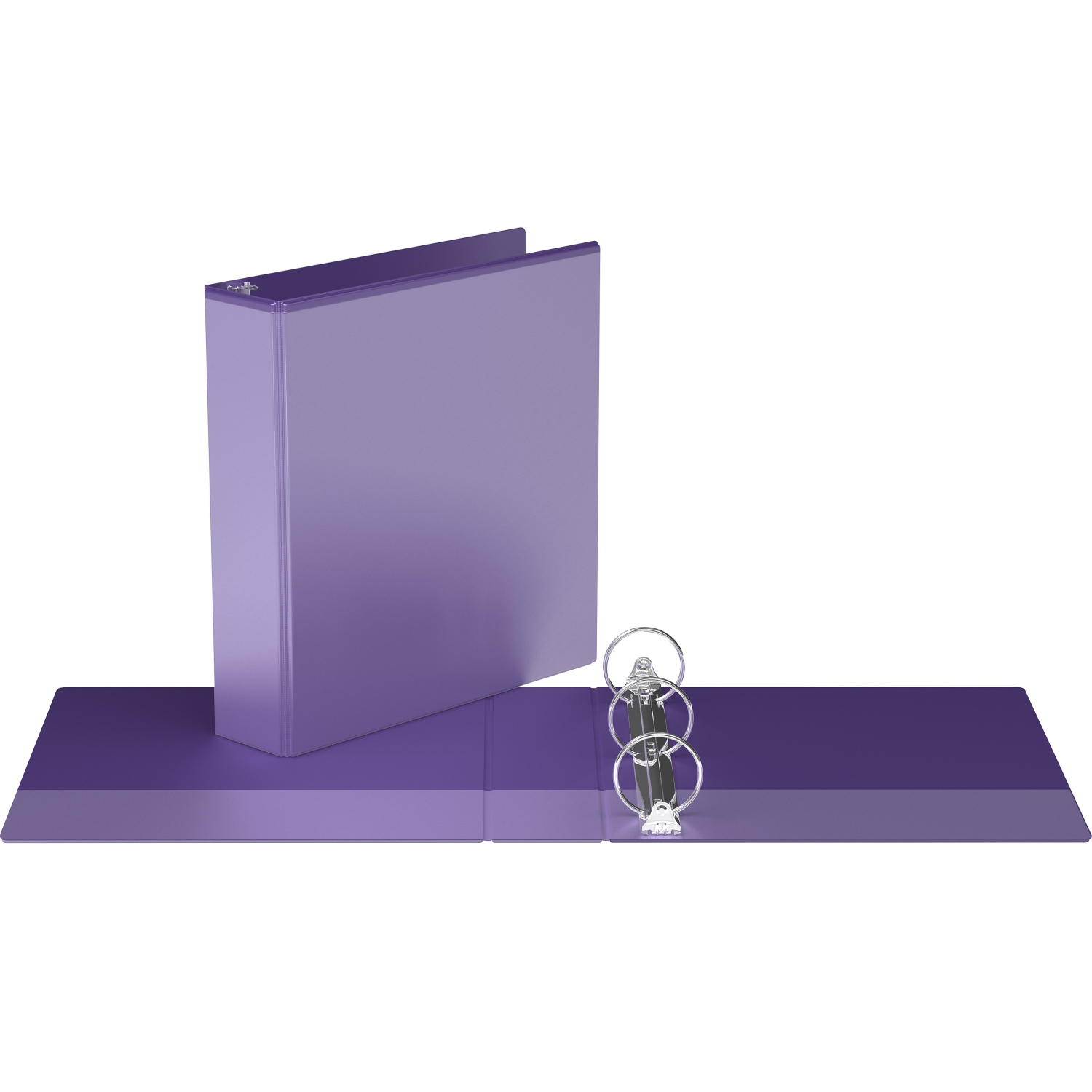 Davis Group Easyview® Premium Round Ring Customizable View Binder, 6 Pack, 2" - Purple