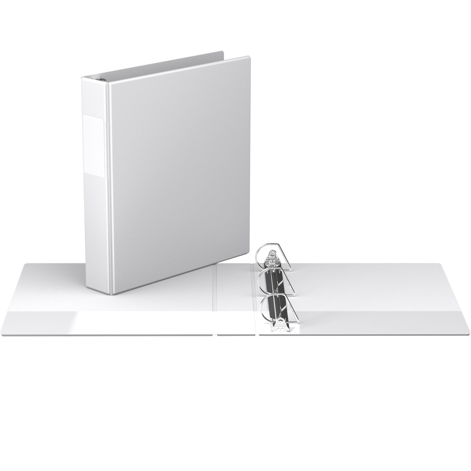 Davis Group Premium Economy D Ring Binder, 6 Pack, 1.5" - White