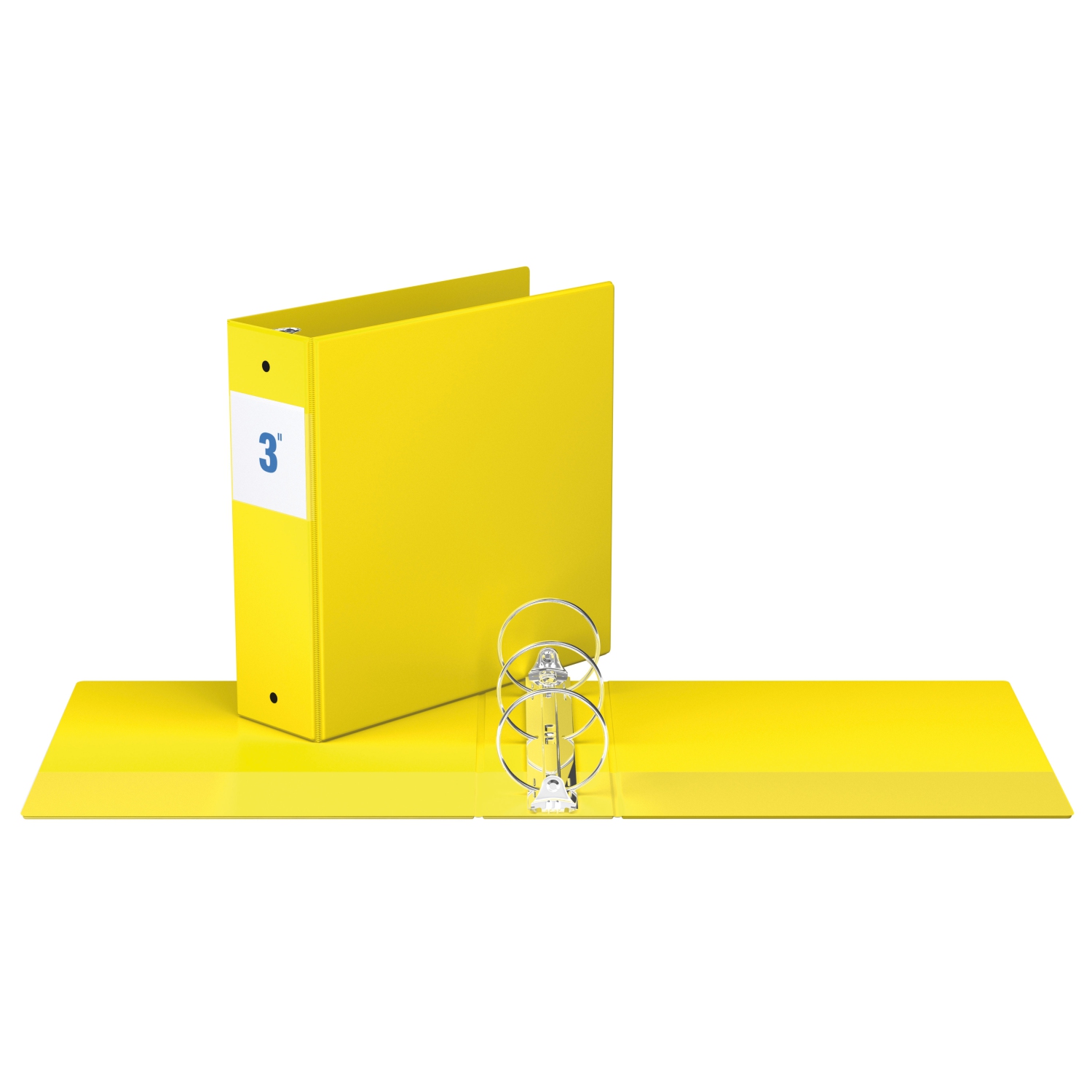 Davis Group Premium Economy Round Ring Binder, 6 Pack, 3" - Yellow