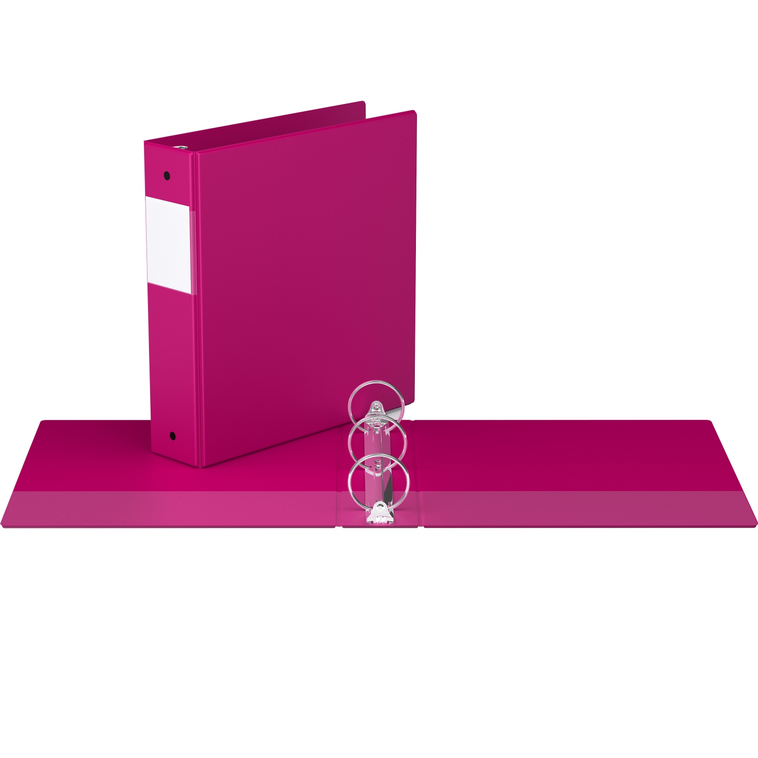 Davis Group Premium Economy Round Ring Binder, 6 Pack, 2" - Pink