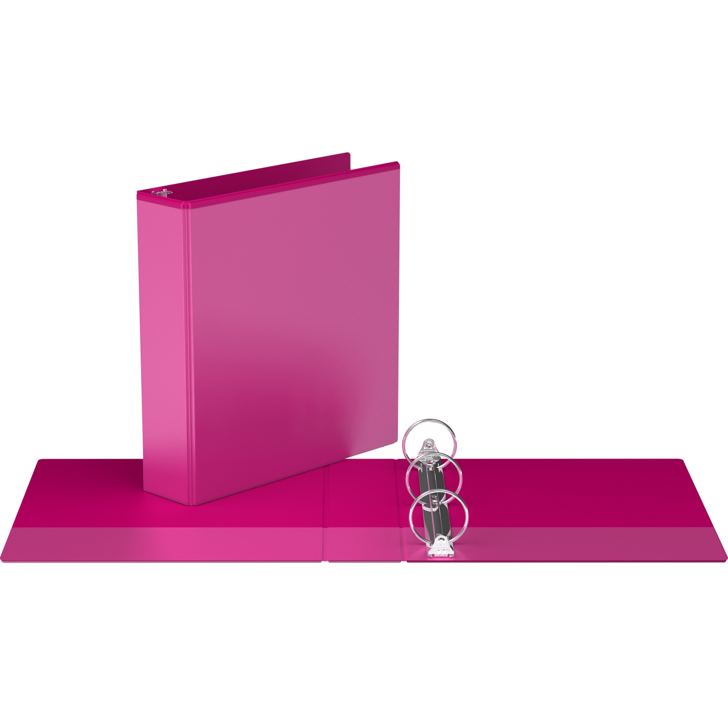 Davis Group Easyview® Premium Round Ring Customizable View Binder, 6 Pack, 2" - Pink