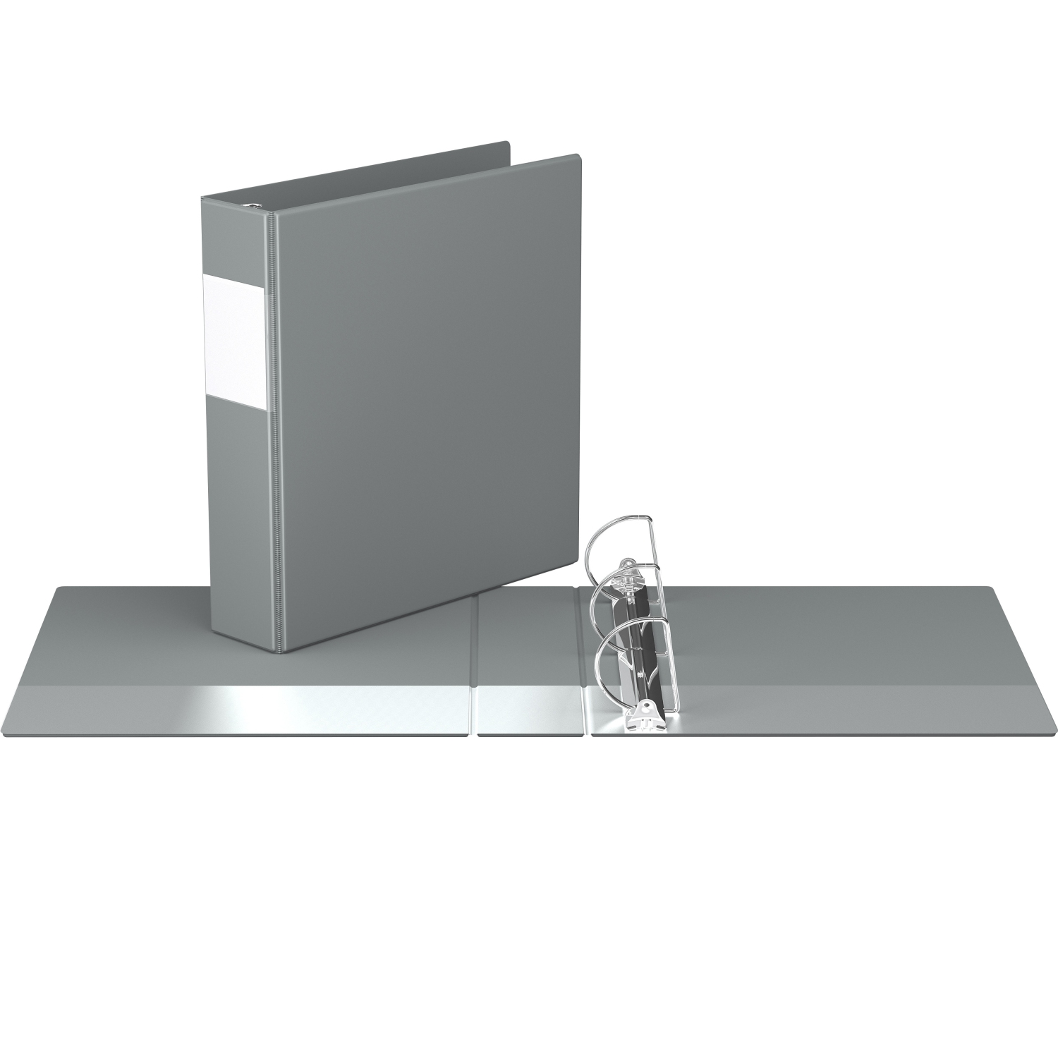 Davis Group Premium Economy D Ring Binder, 6 Pack, 2" - Grey