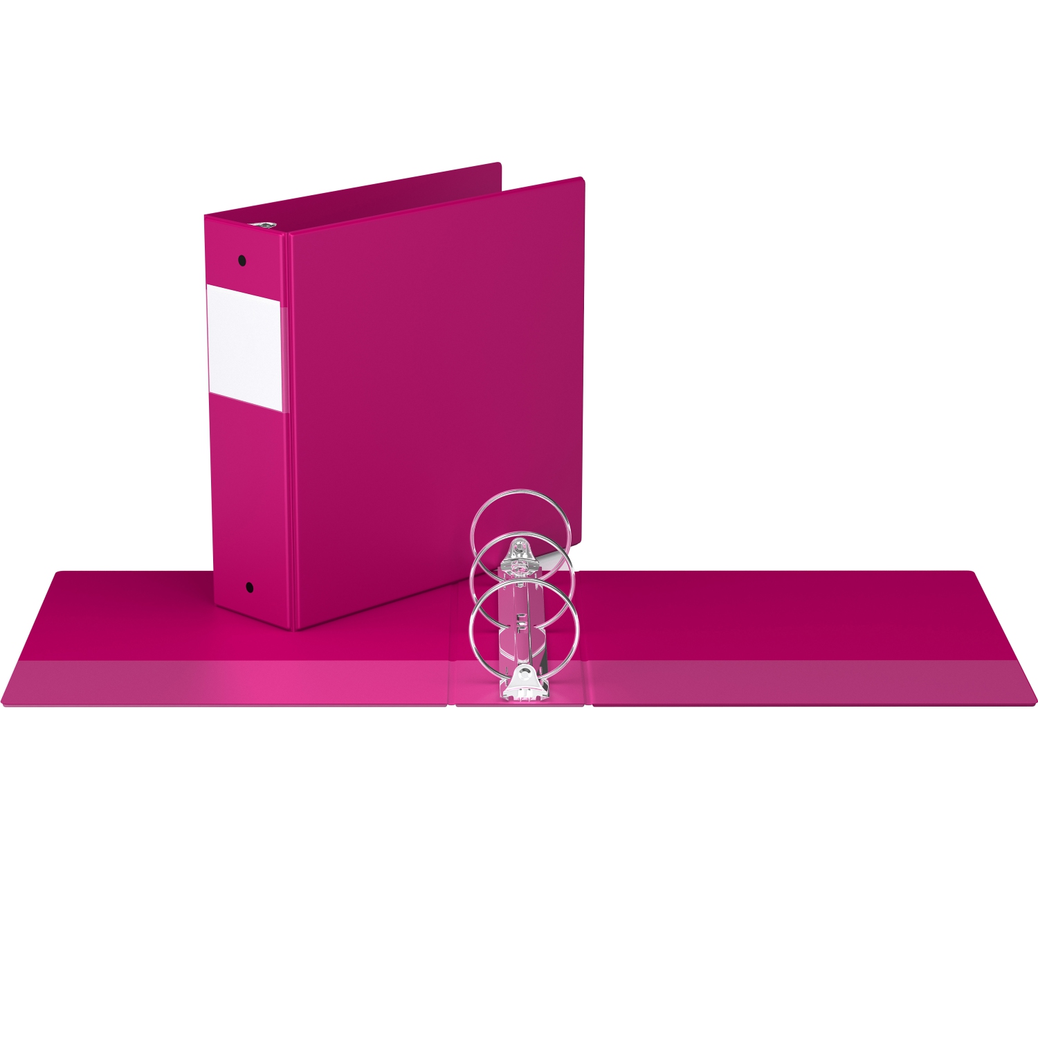 Davis Group, Classeur à anneaux ronds, 3", rose