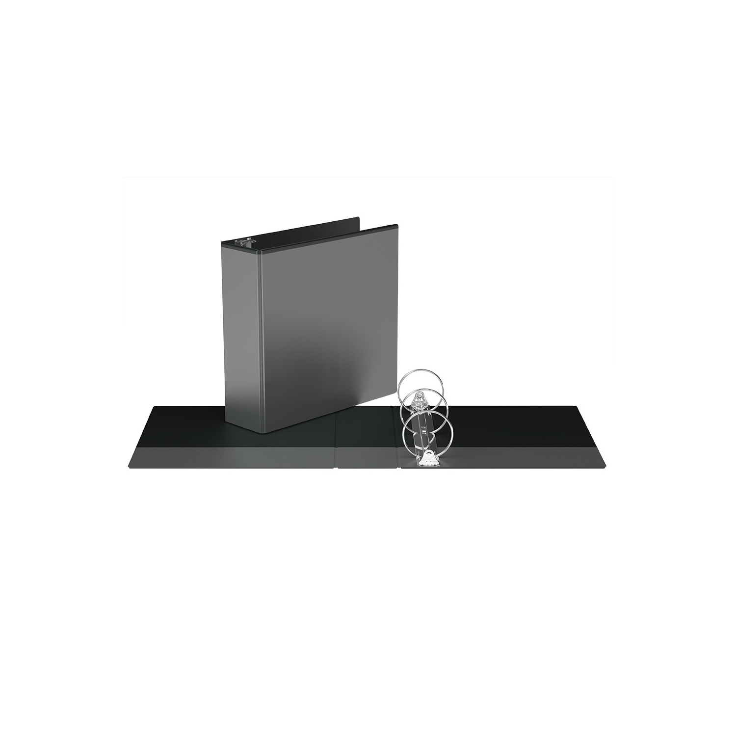 Davis Group Easyview® Premium Round Ring Customizable View Binder, 6 Pack, 3" - Black