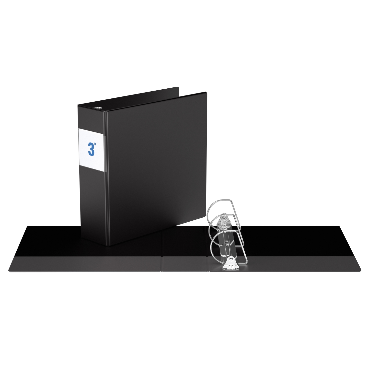 Davis Group Premium Economy D Ring Binder, 6 Pack, 3" - Black