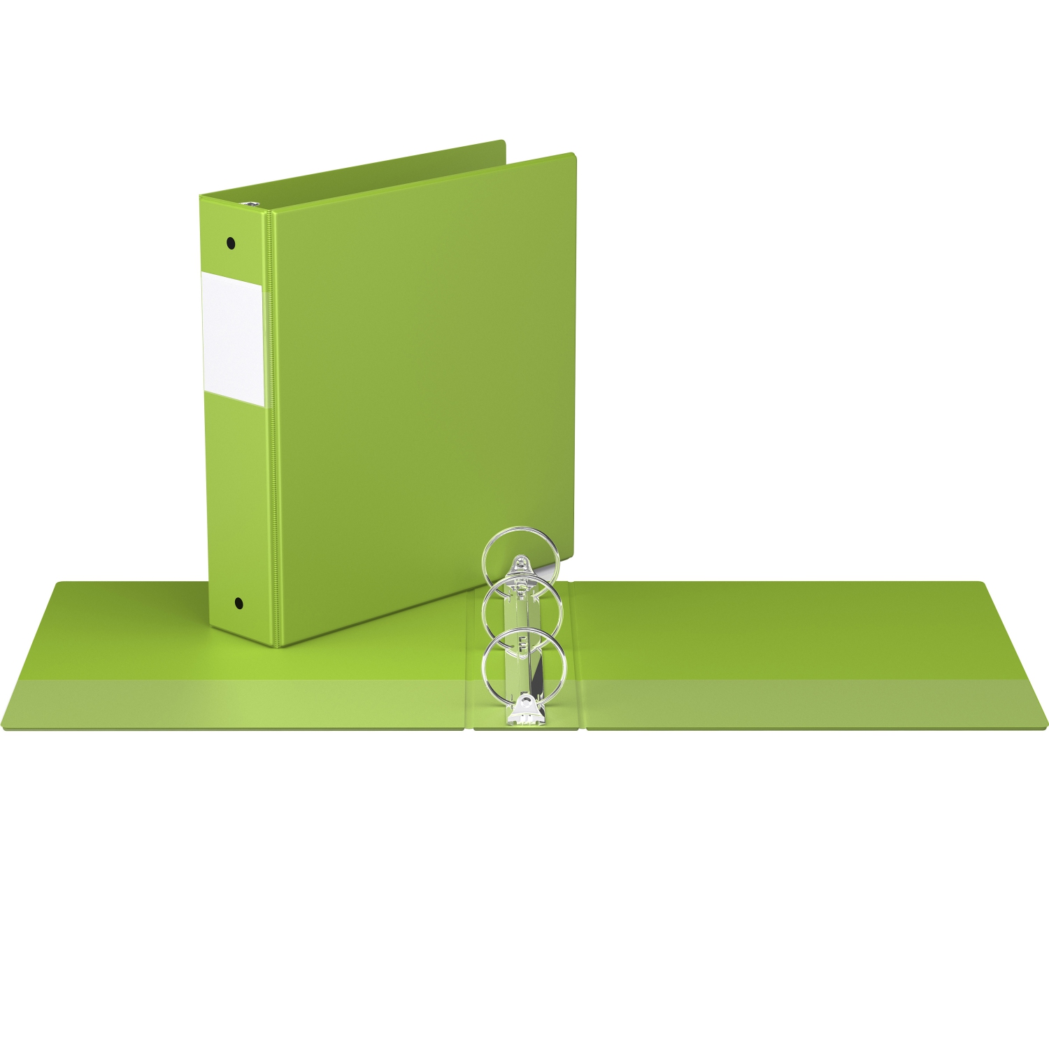 Davis Group Premium Economy Round Ring Binder, 6 Pack, 2" - Lime Green