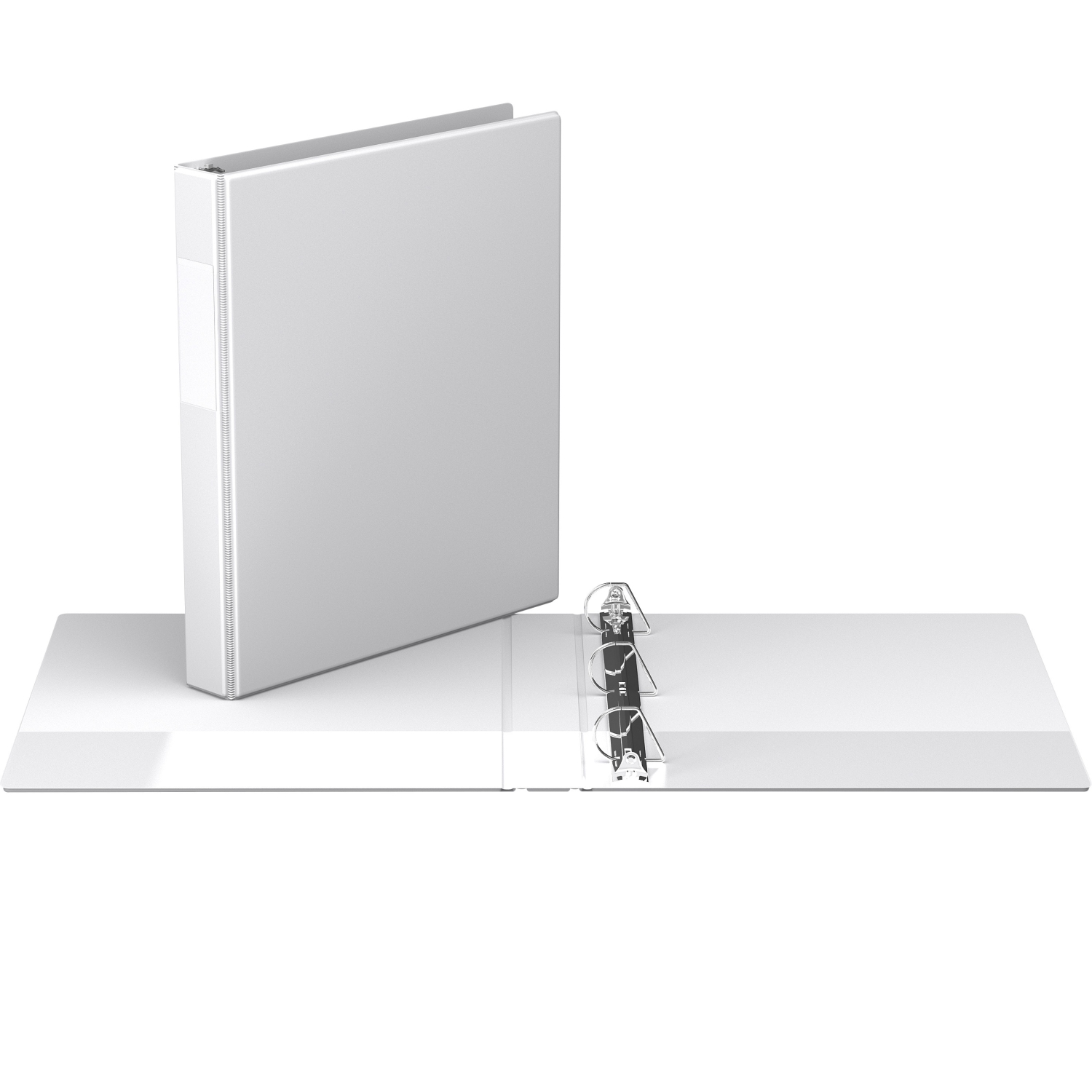 Davis Group Premium Economy D Ring Binder, 6 Pack, 1" - White