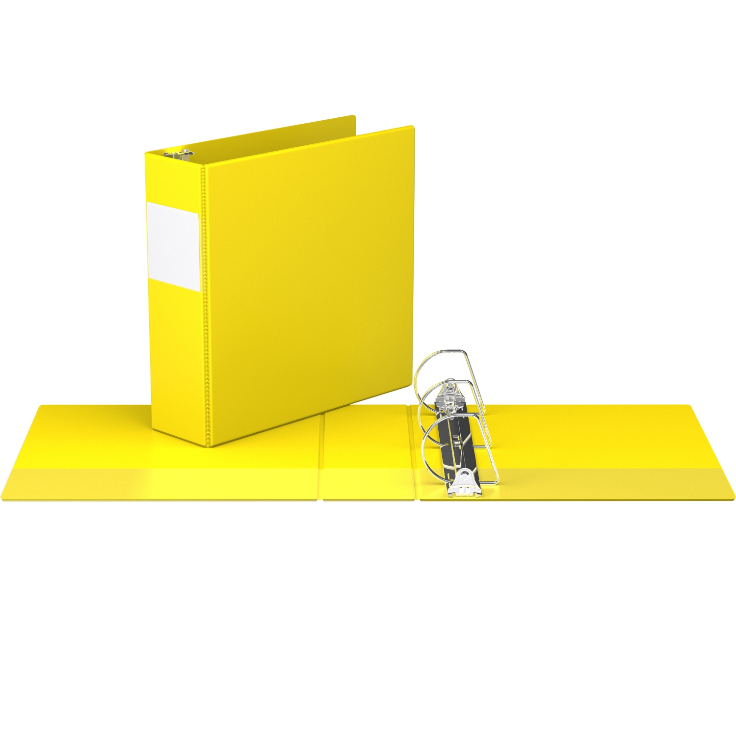 Davis Group Premium Economy D Ring Binder, 6 Pack, 3" - Yellow