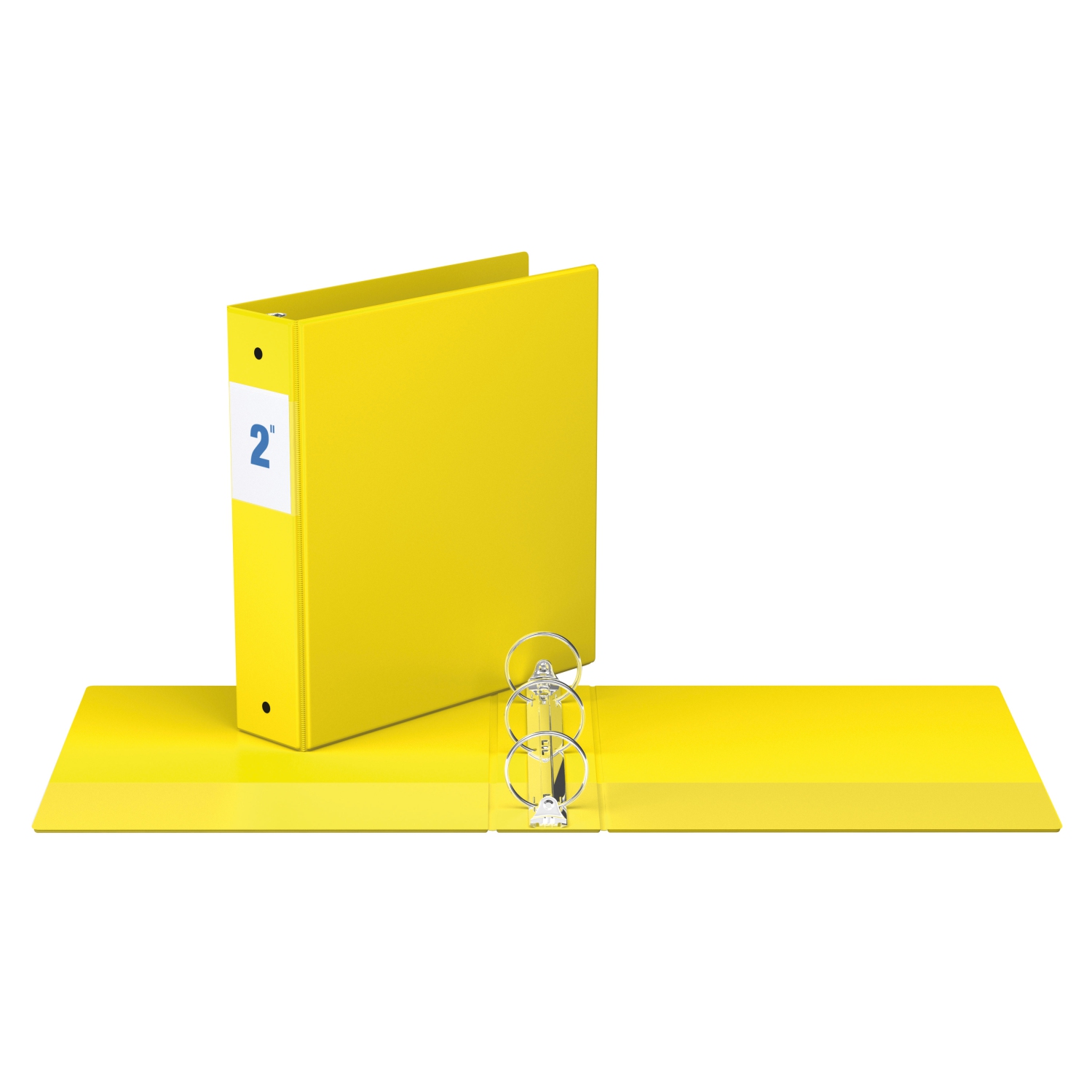 Davis Group Premium Economy Round Ring Binder, 6 Pack, 2" - Yellow