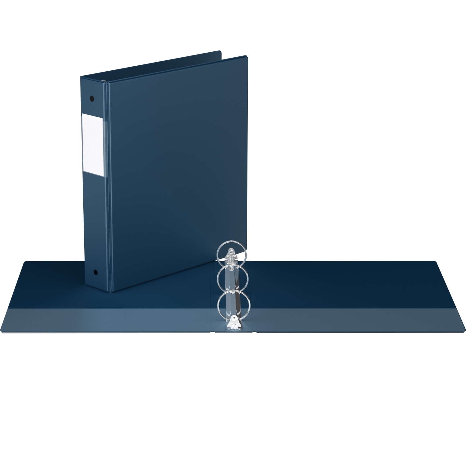 Davis Group Premium Economy Round Ring Binder, 6 Pack, 1.5" - Navy Blue