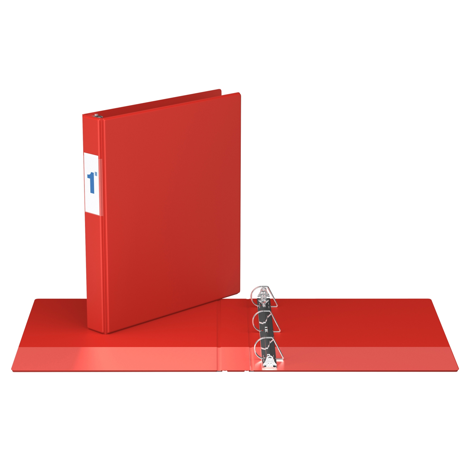 Davis Group Premium Economy D Ring Binder, 6 Pack, 1" - Red