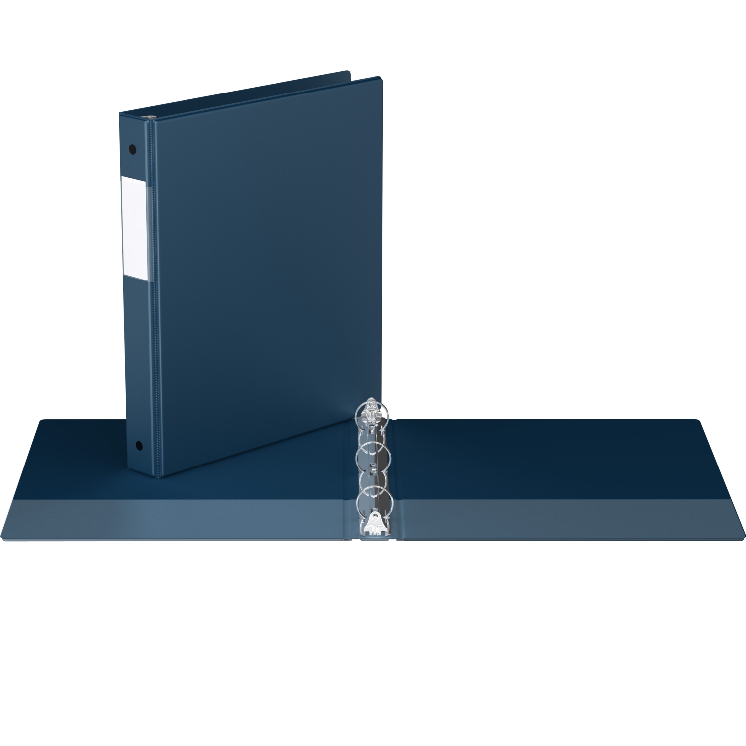 Super économie, Reliure à anneaux ronds 1 po, paquet de 6 – Bleu Marine